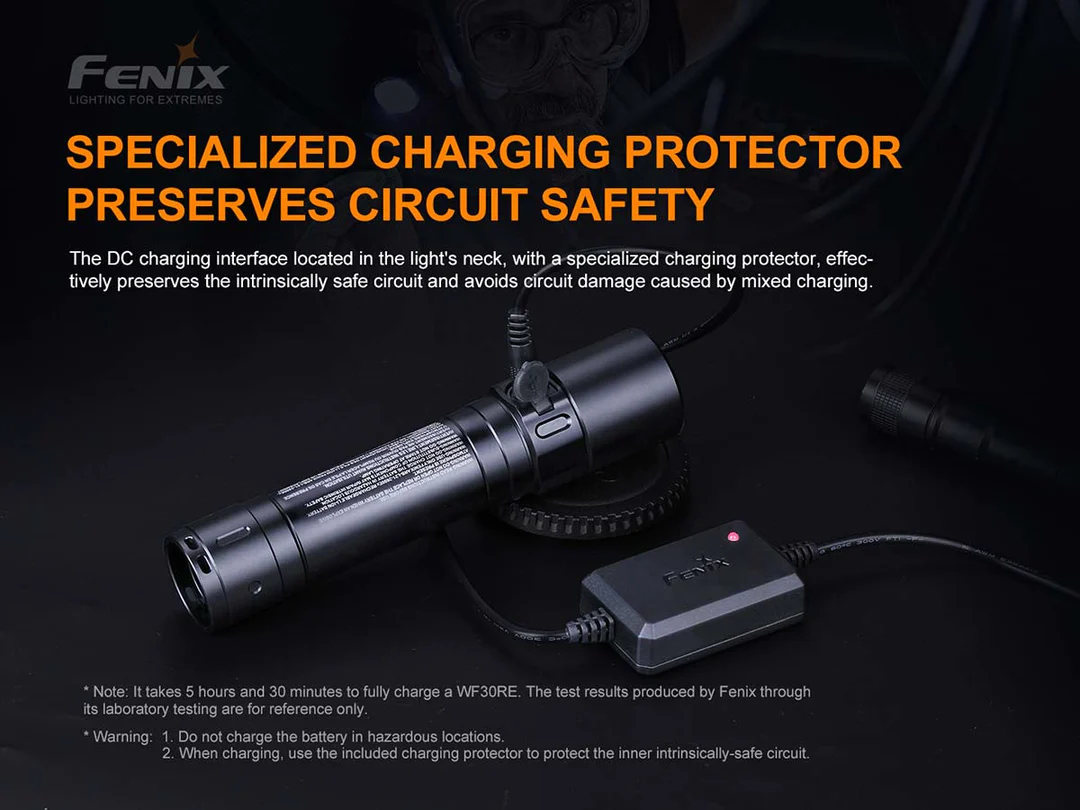 Fenix 280 Lumen WF30RE Explosion Proof LED Flashlight