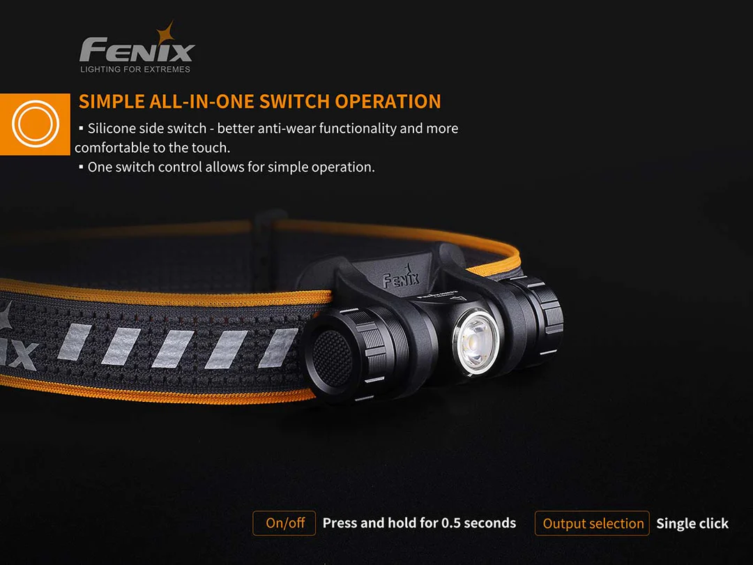 Torcia frontale compatta e leggera 240 Lumen Fenix