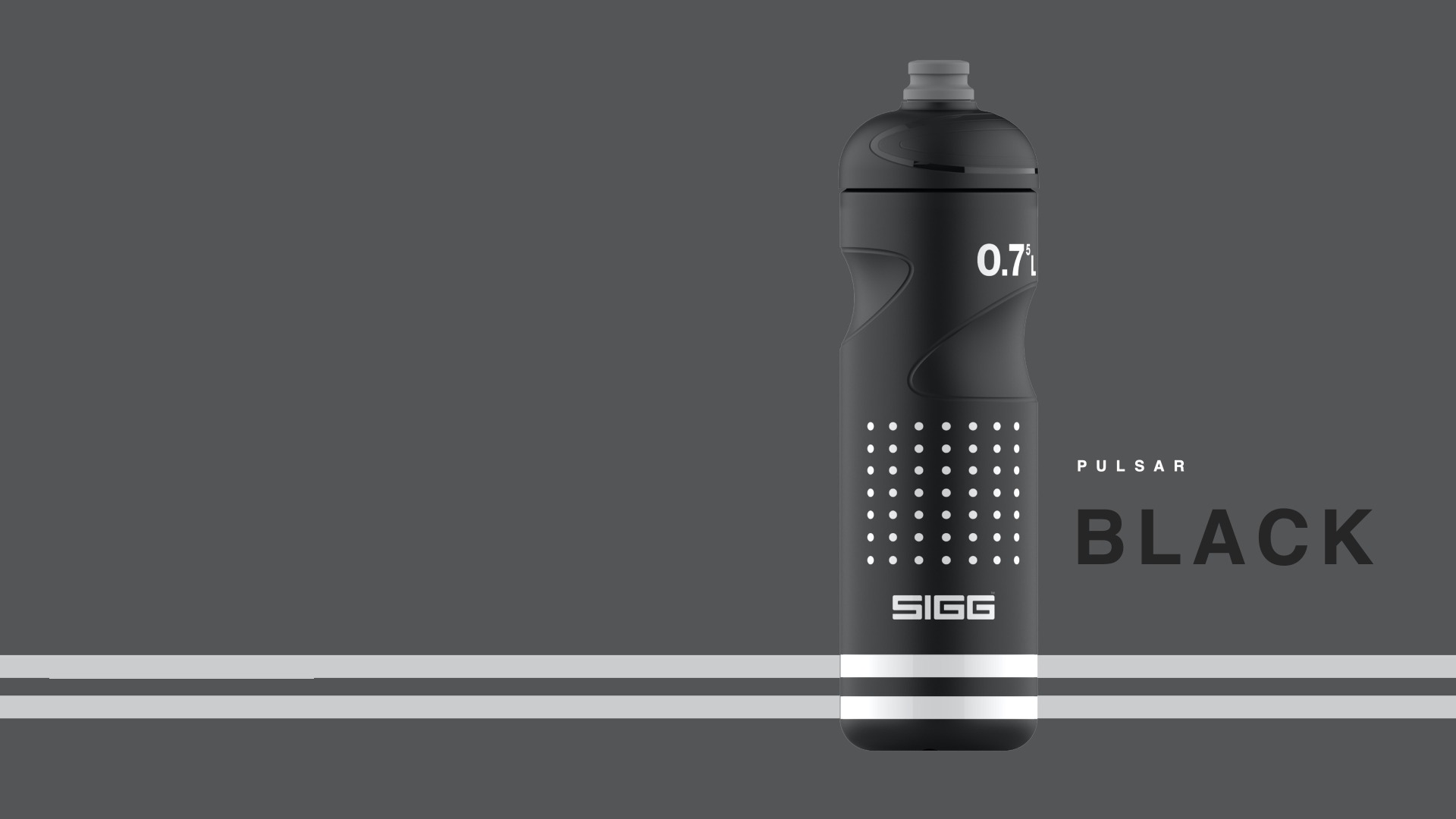 Bottle Pulsar Black 0.75 L Sigg