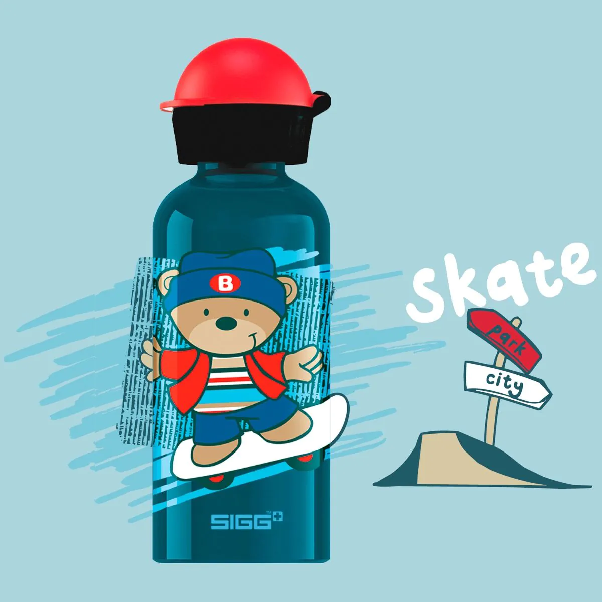 Bottle 0,4L Skate Sigg