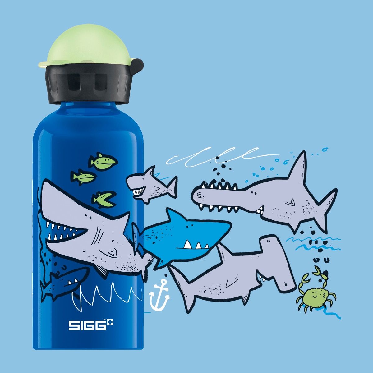 Bottiglia 0.4L Sharkies Sigg