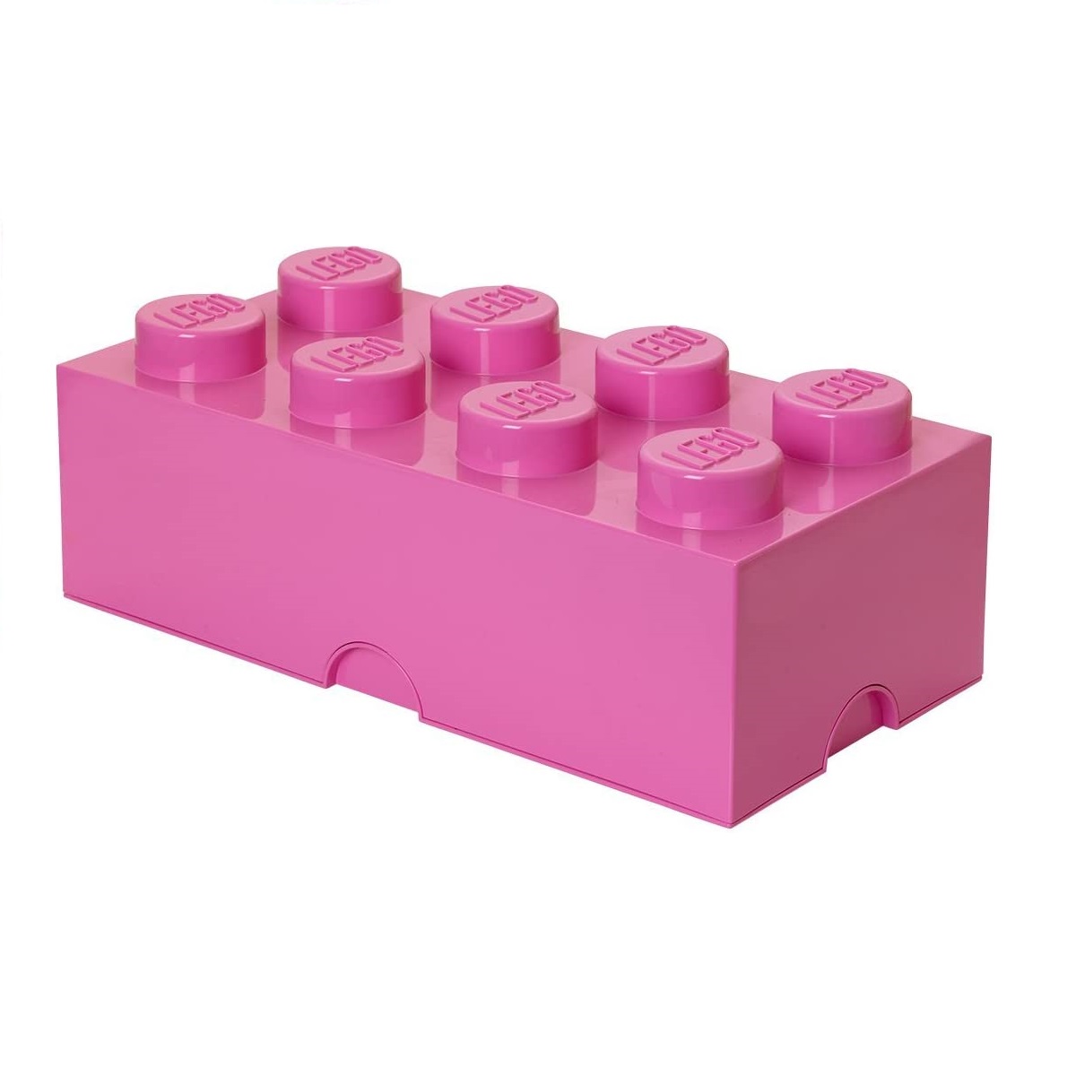 Container Lego Storage Brick 8 Pink