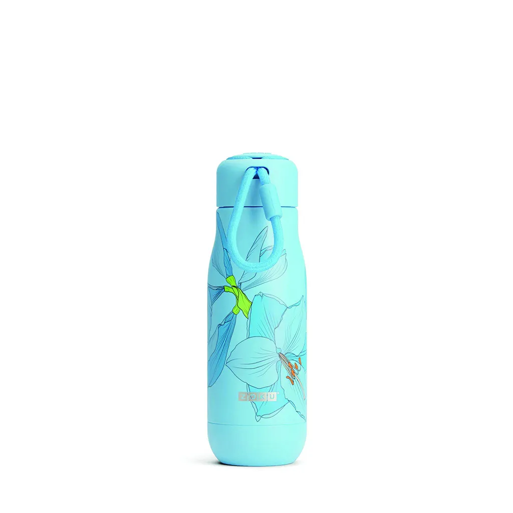 Stainless Steel Bottle 350 ml Sky Lily Zoku