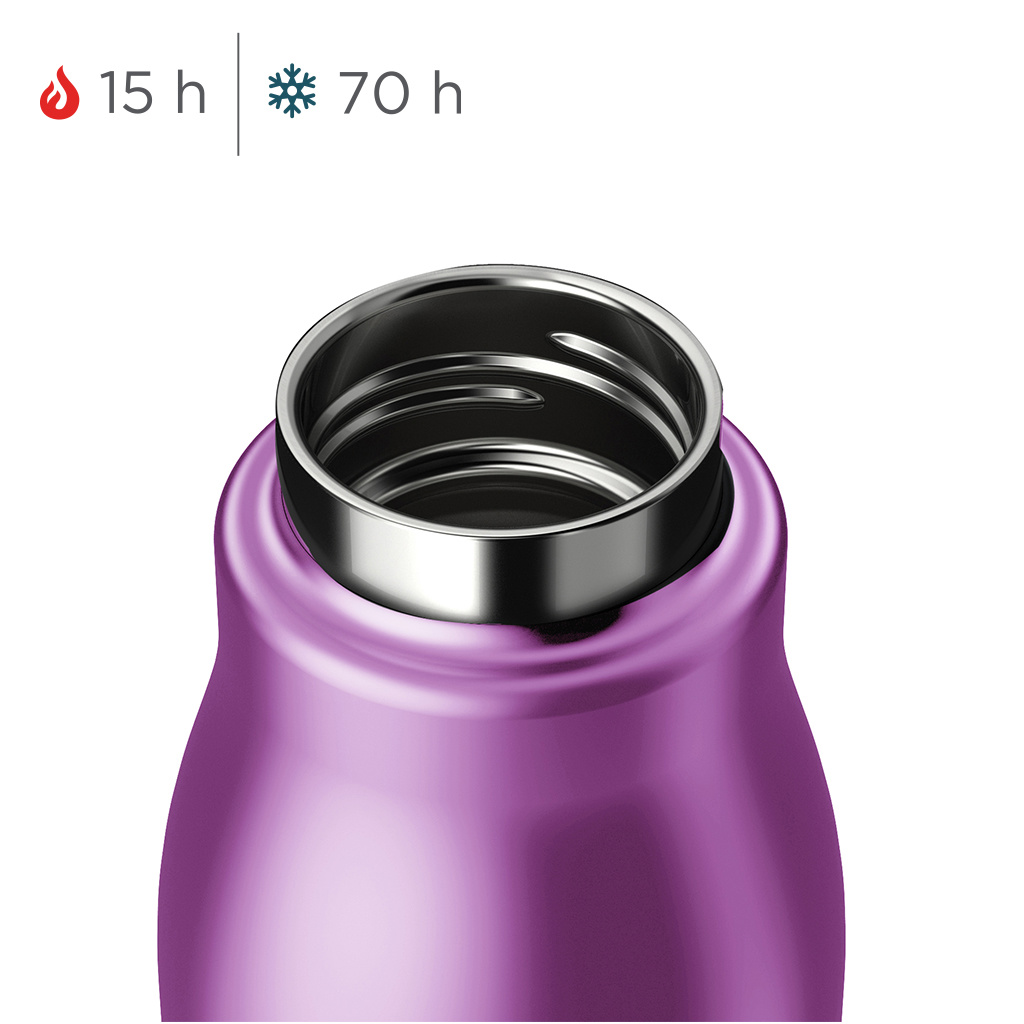 Stainless Steel Bottle 750Ml Purple  Zoku