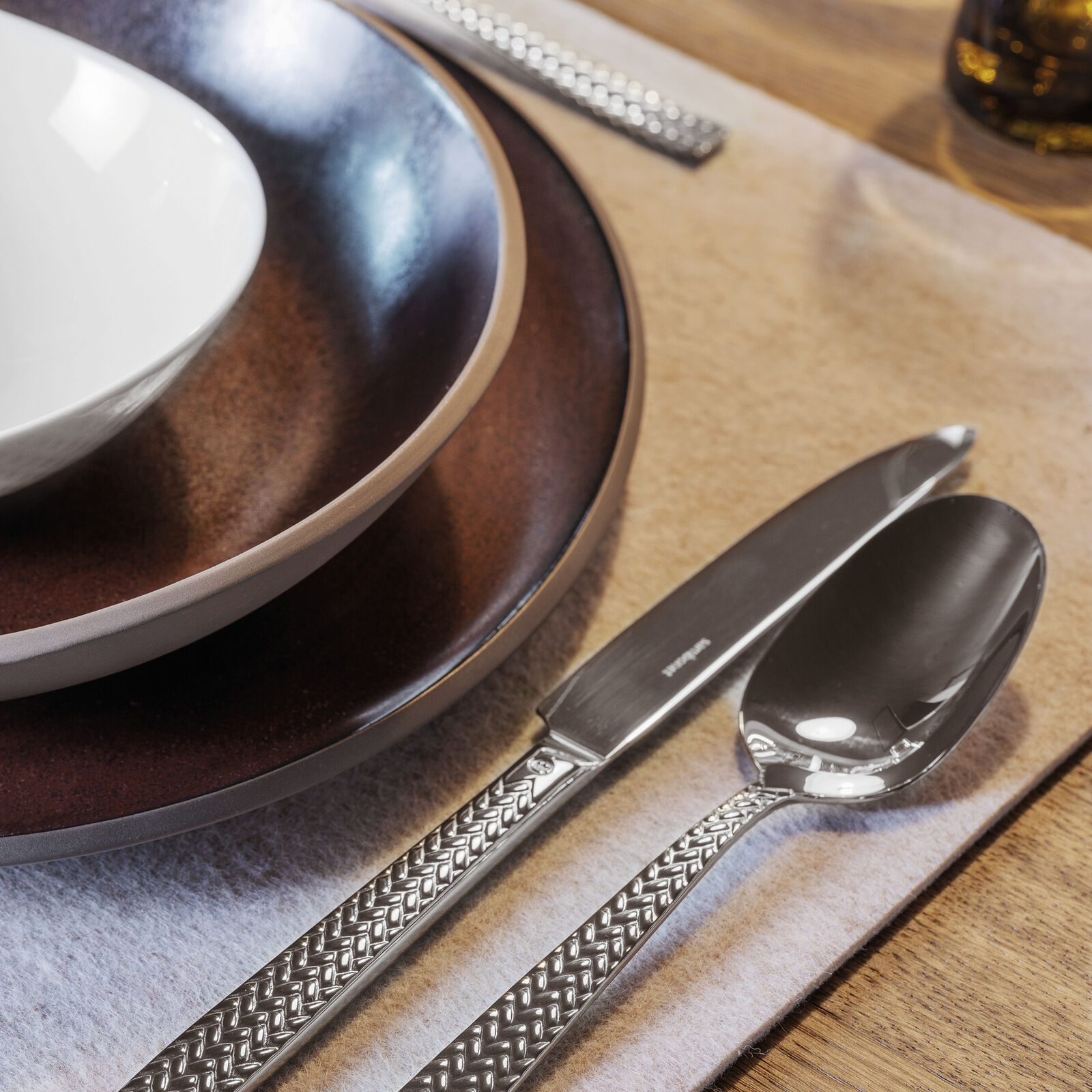 Cutlery set 24 pieces Monoblock Cortina Inox Sambonet
