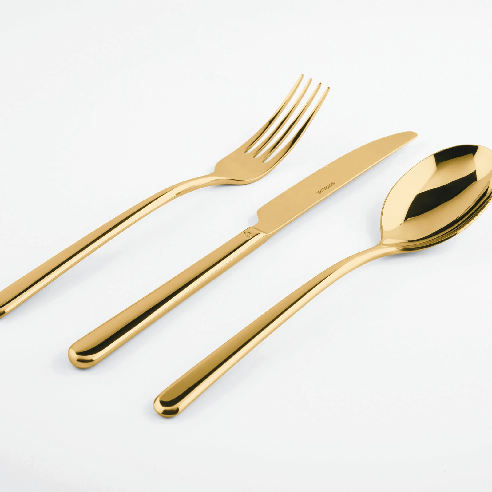 Silverware service Set 36 Pcs S.H. Linear Pvd Gold  Sambonet