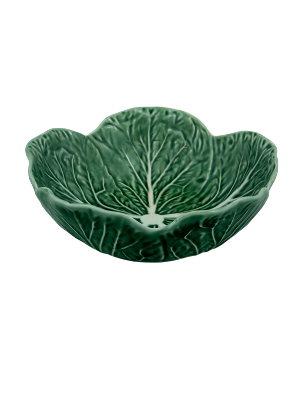 Bowl 17.5 cm green Couve Bordallo Pinheiro