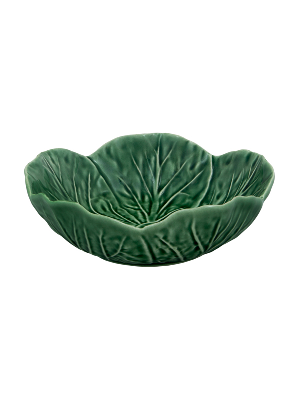 Bowl 15 green Couve Bordallo Pinheiro