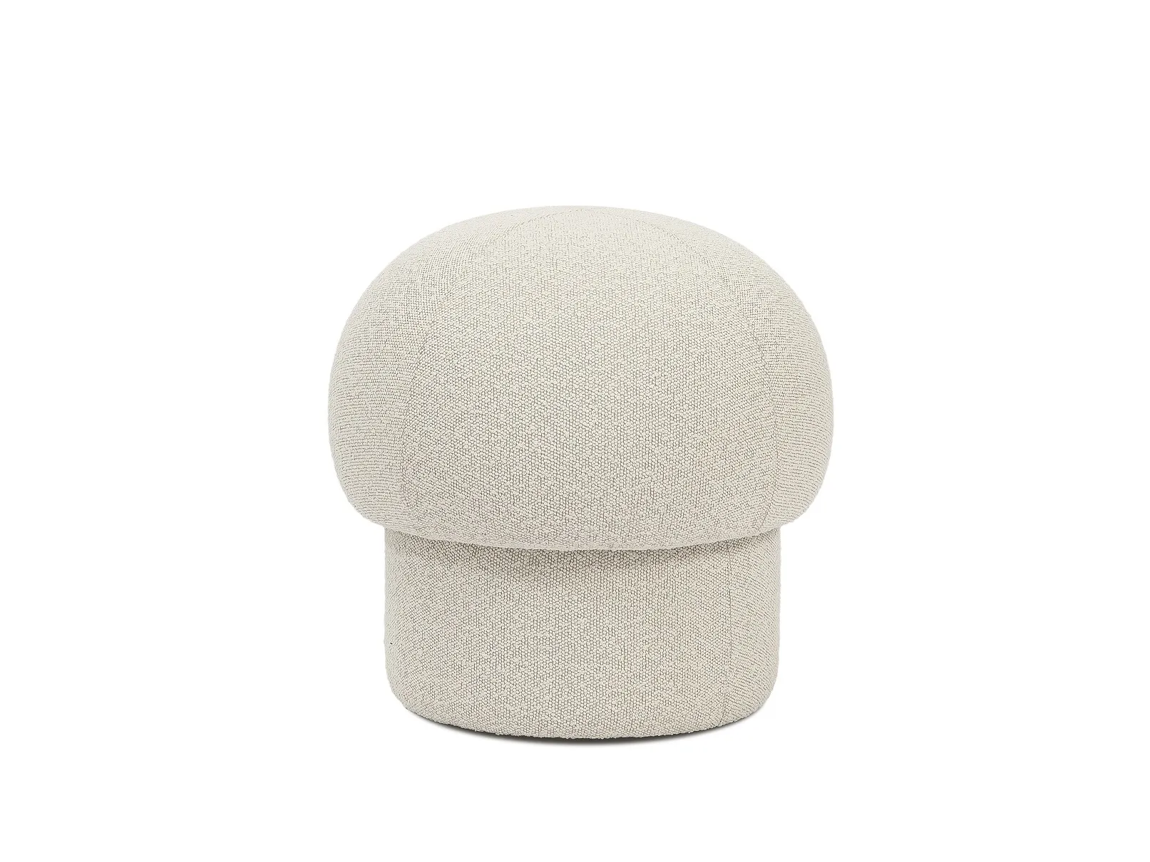 Pouf Uno Design House Stockholm Cream diameter 50 cm