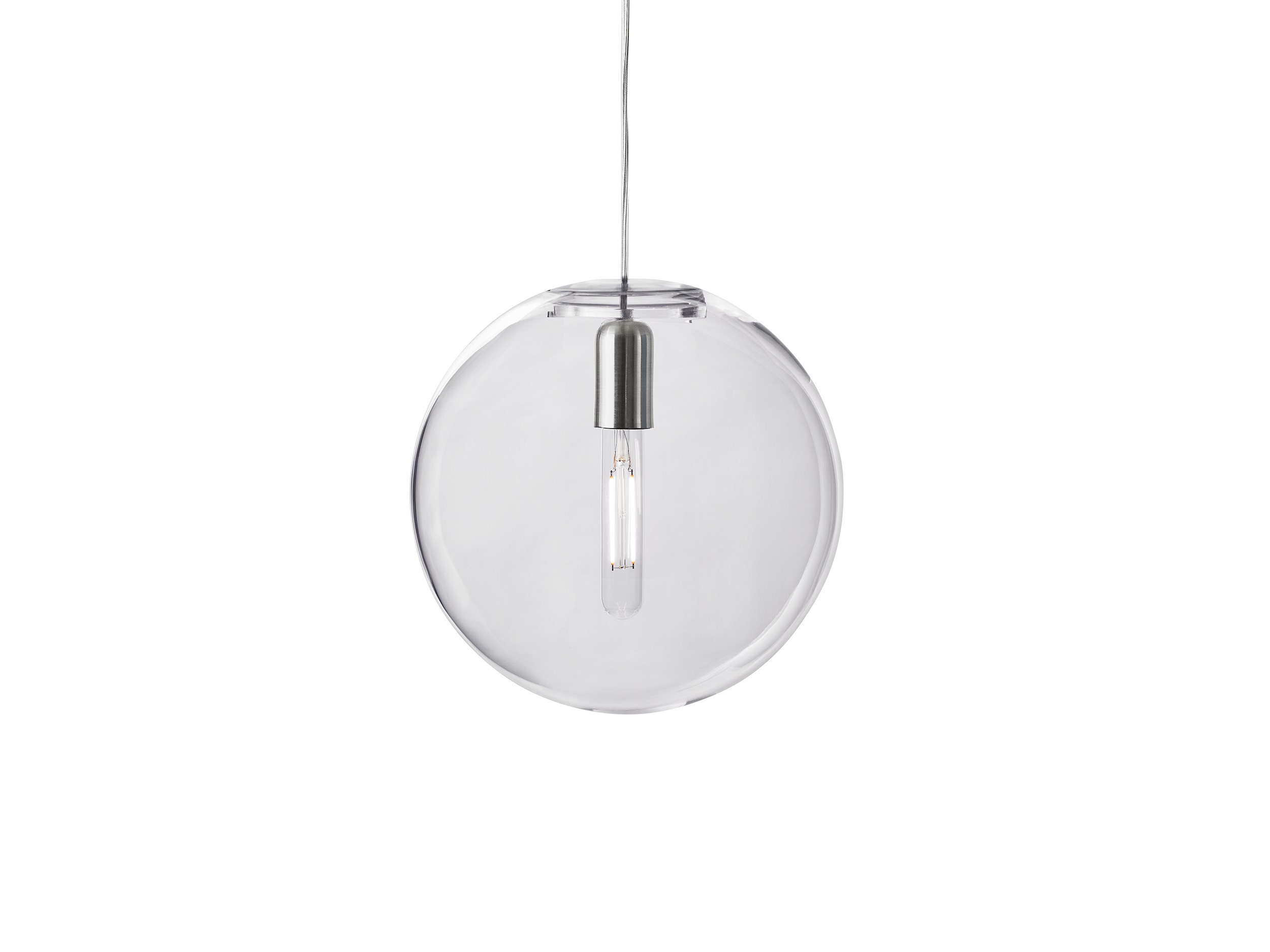 Suspension Lamp Luna Design House Stockholm Medium Clear 30 cm