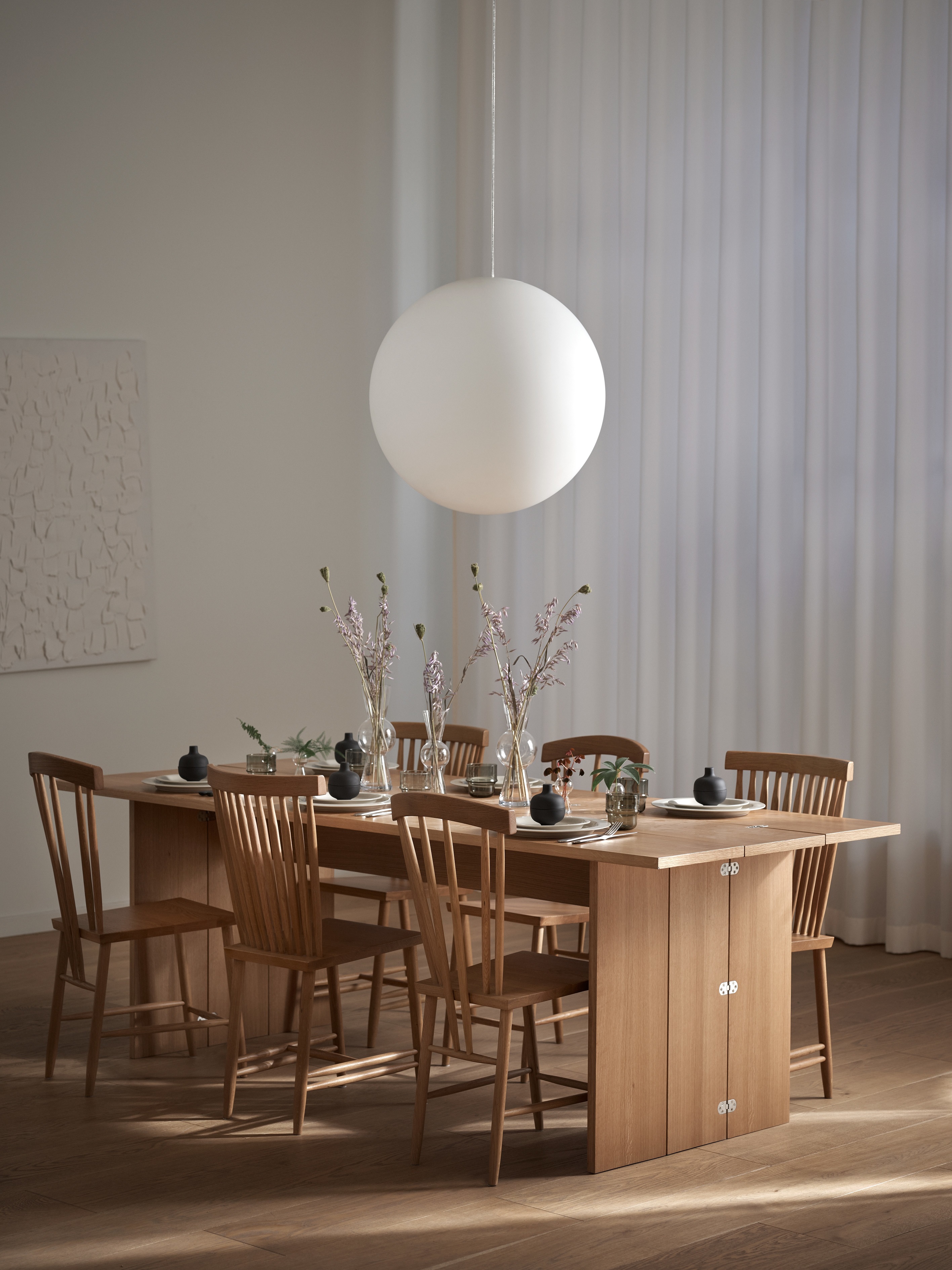 Lampada a Sospensione Luna Design House Stockholm XLarge White 60 cm