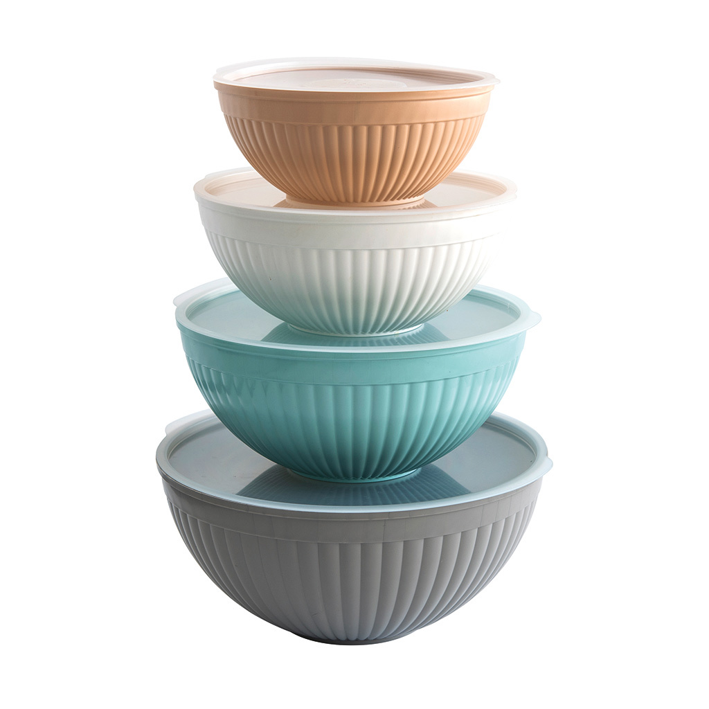 Set 4 Bowls With Lid Nordic Ware