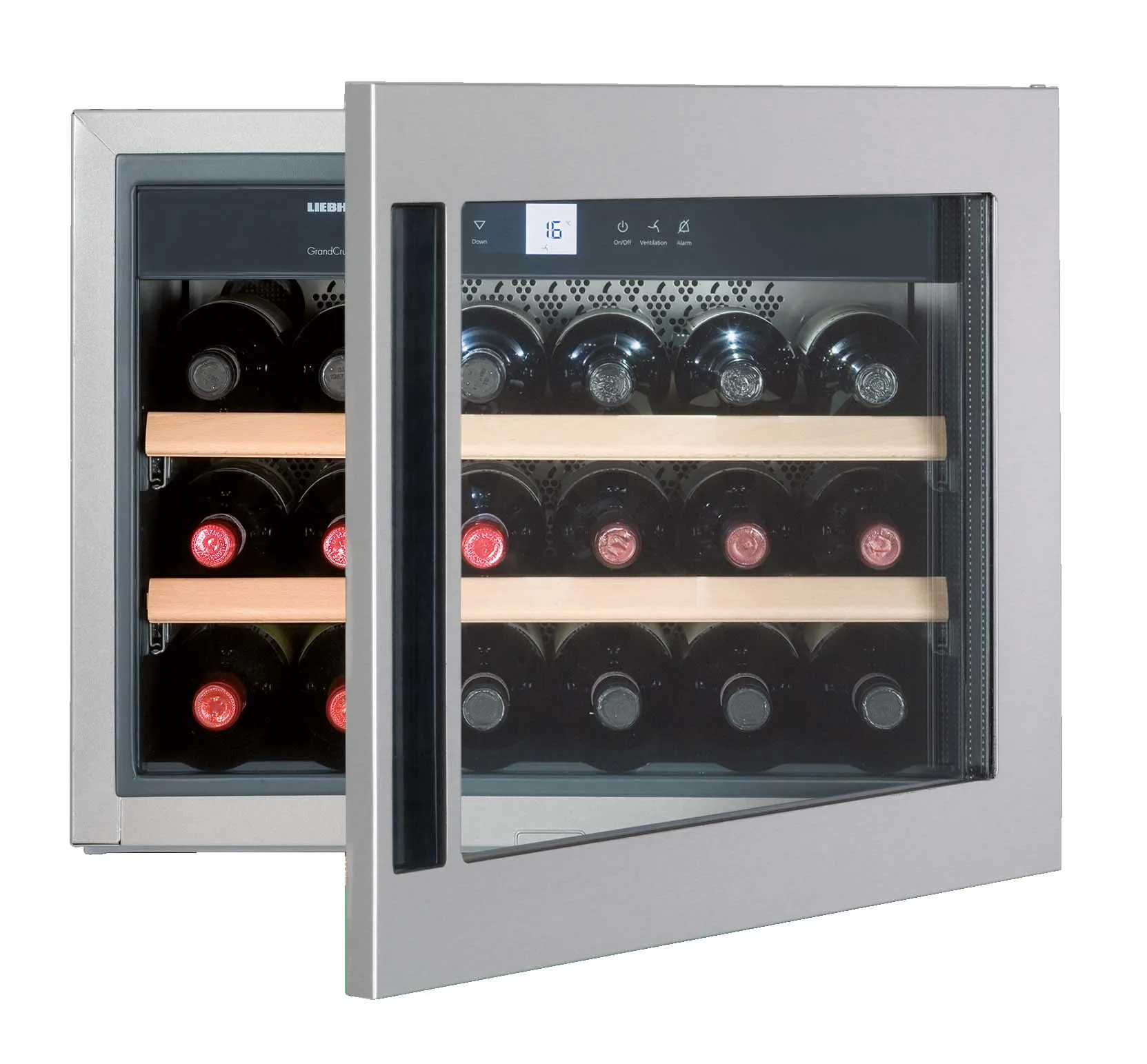 GrandCru air-conditioned cellars that can be integrated -Niche height 45 cm WKEes 553 Liebherr