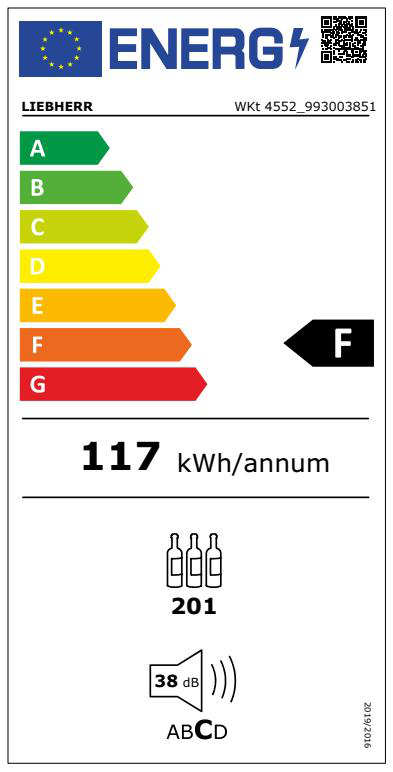 Cantine Climatizzate GrandCru WKt 4552 Liebherr