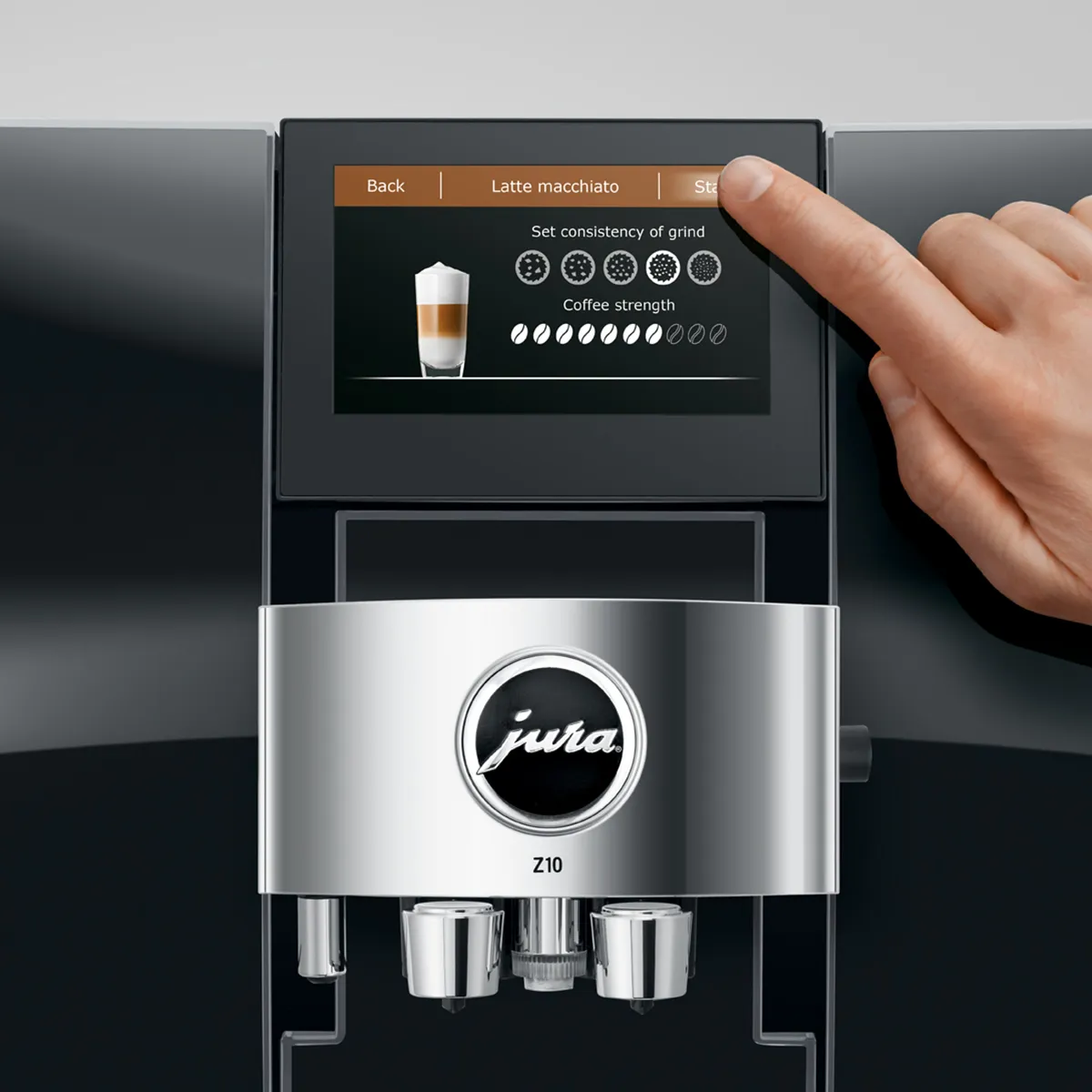 Jura Z10 Diamond Black coffee machine