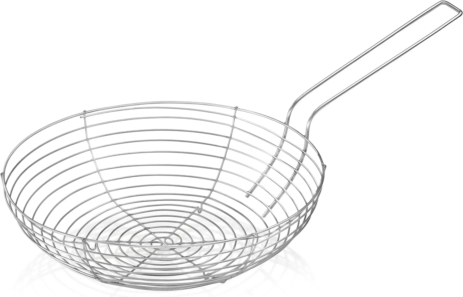 Lagostina Linea Rossa Wok in 18/10 Stainless Steel with Frying and Steaming Basket 28 cm