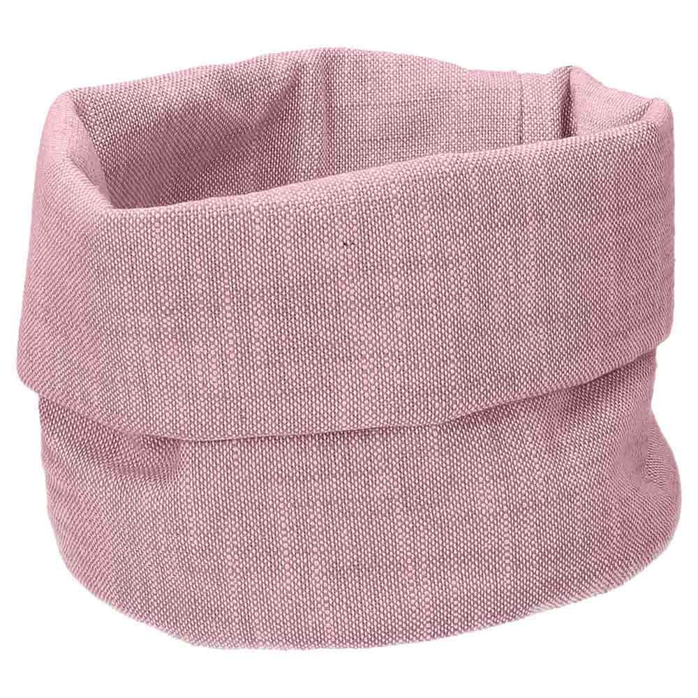 Cestino Pane 18 Cm Rosa Antico Cotone Rosa