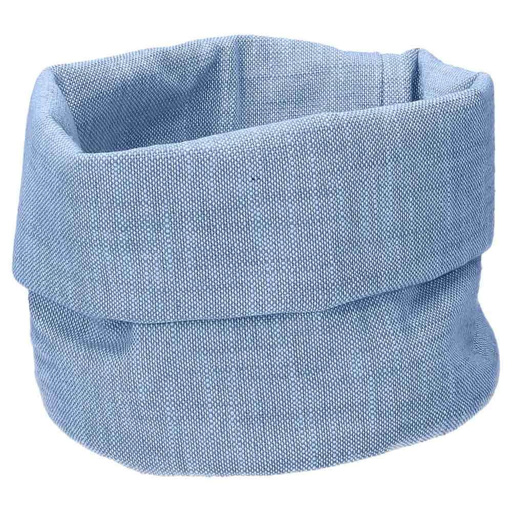 Cestino Pane 18 Cm Blu Mare Cotone Blu