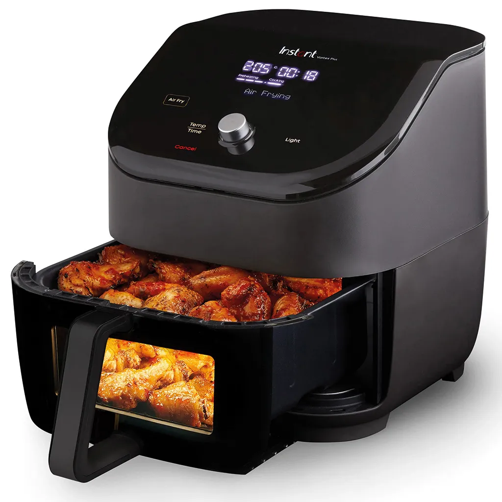 Instant Vortex Plus Clearcook Air Fryer 5.7 Liters Black