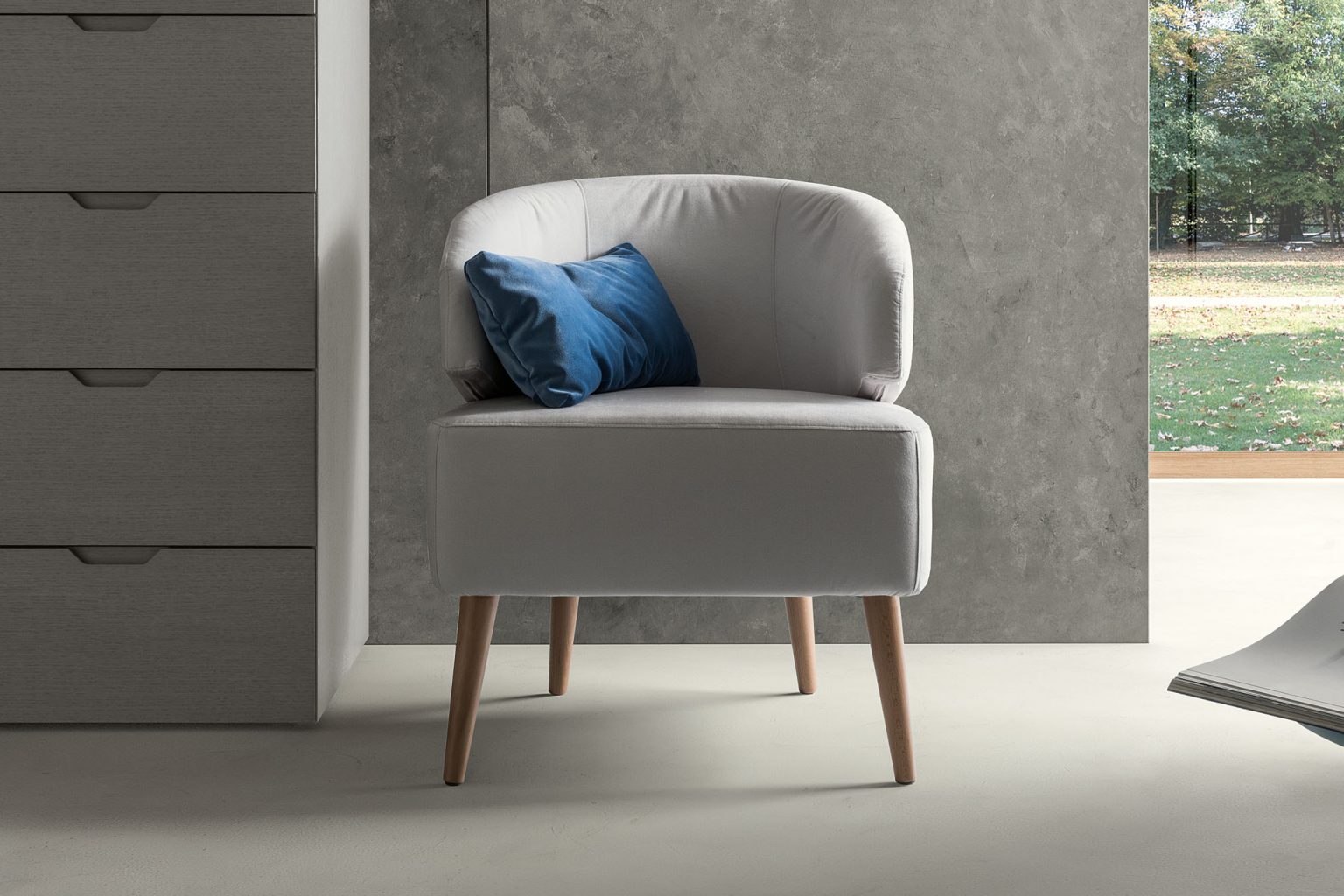 Padded Nido armchair