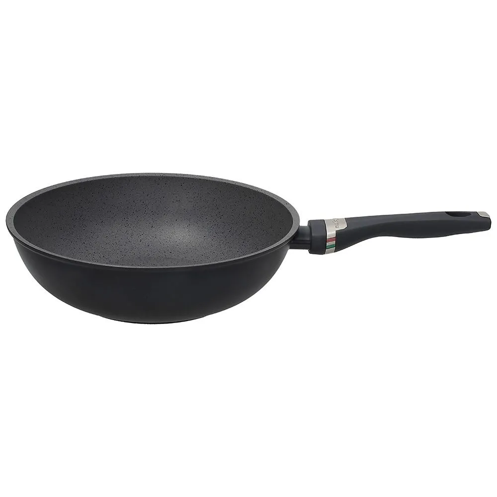 Padalla Wok 28 Cm Tognana Alluminio Grigio Linea Italika Premium