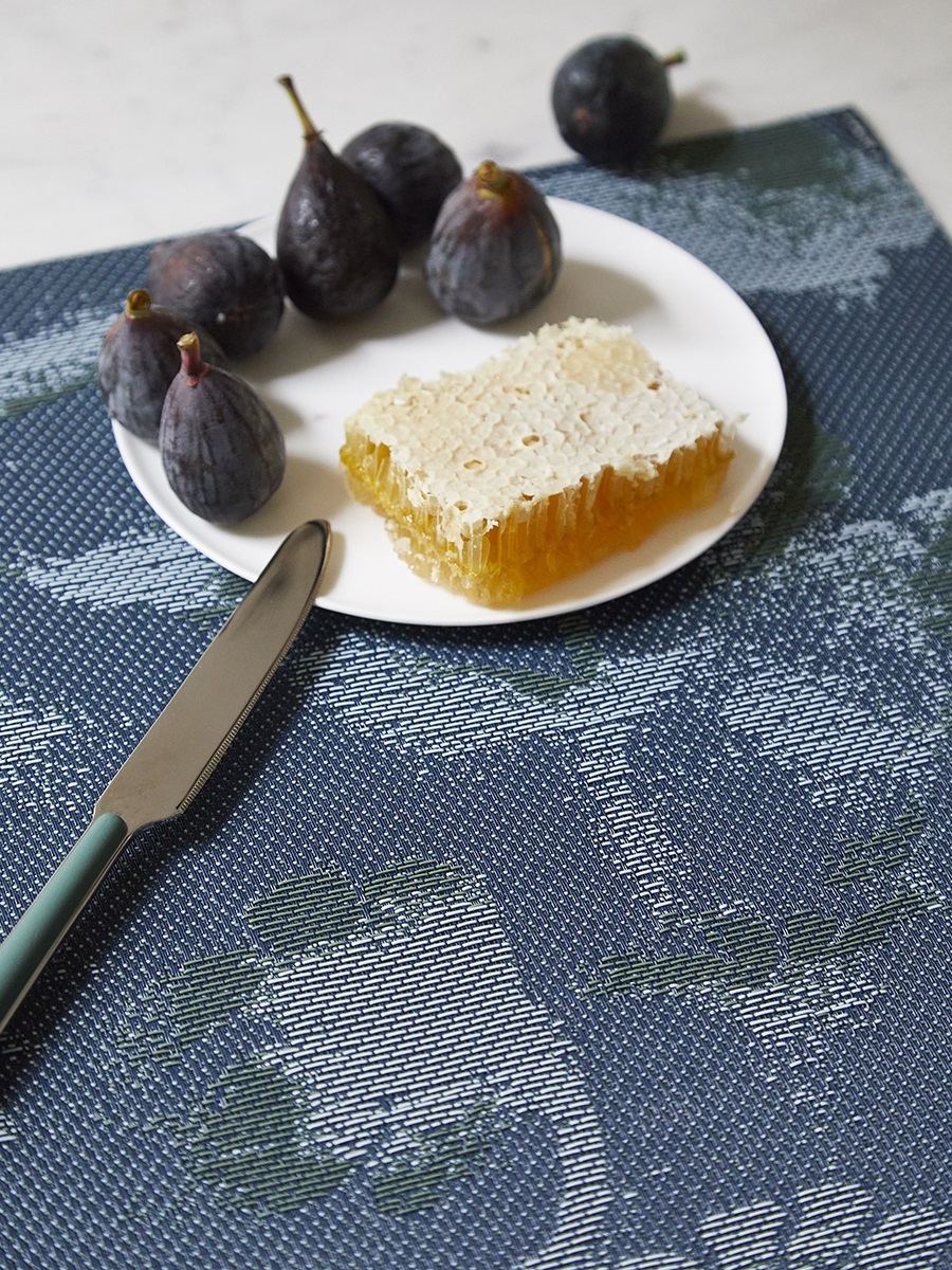 Chilewich Placemat Botanic Collection 36 cm x 48 cm Indigo