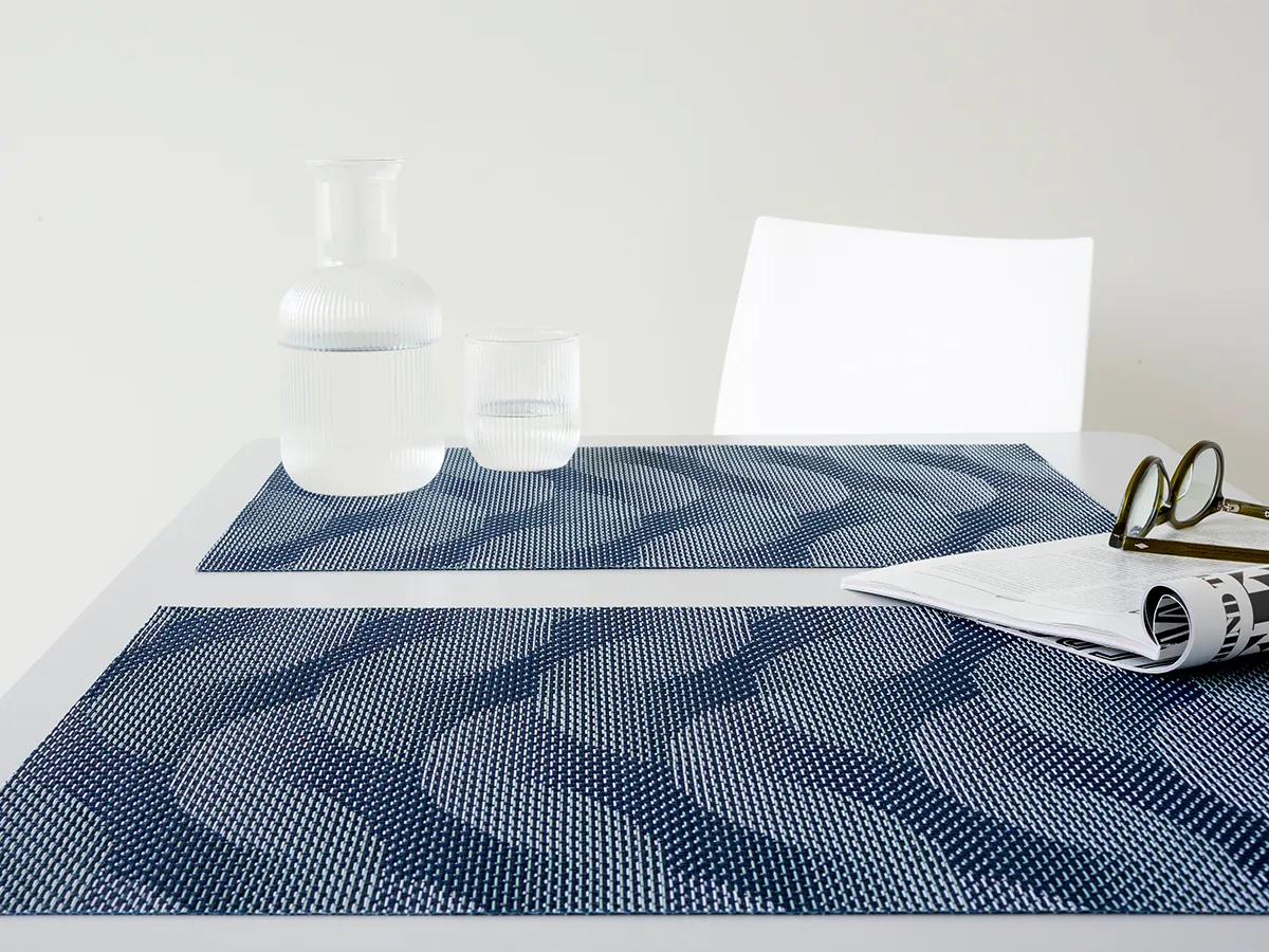 Chilewich Placemat Arc Collection 36cm x 48cm Indigo