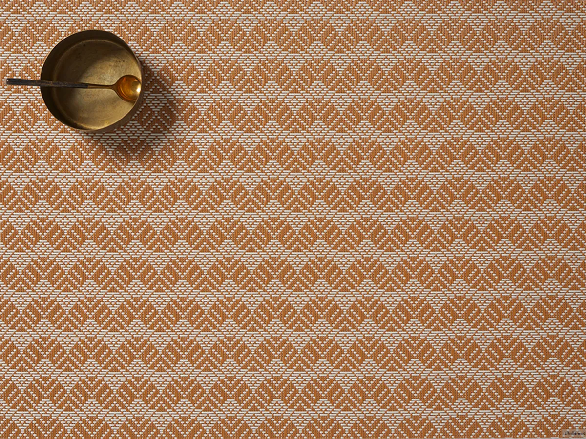 Rectangular placemat Chilewich Swing Butterscotch 36 cm x 48 cm