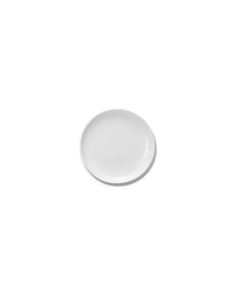 XS Low Plate White Base Collection Serax L 12 D 12 H 1.5 CM