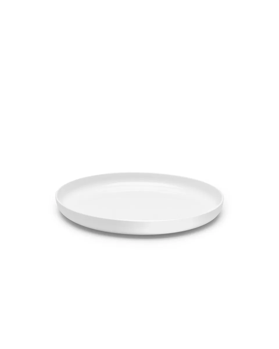 Tall Plate XL Collection White Enamelled Base Serax L 28 D 28 H 3 CM