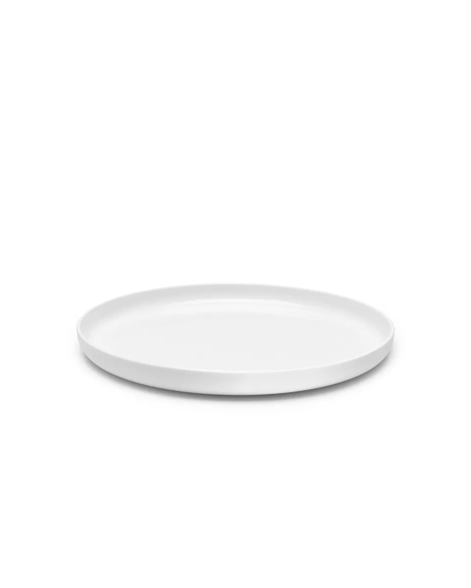 Tall Xxl Plate Collection White Enamelled Base Serax L 32 D 32 H 3 CM