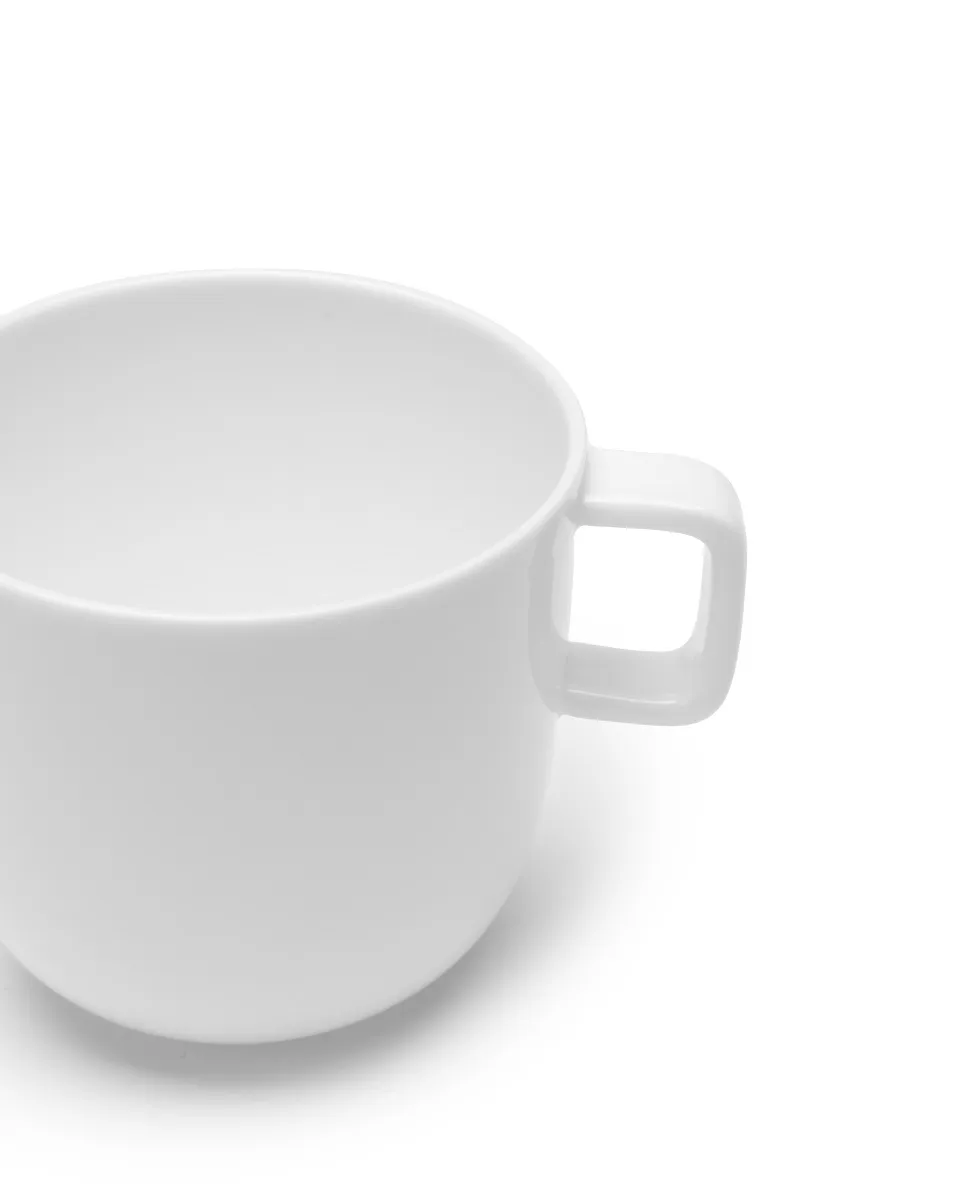 Tazza da caffè Collezione Base smaltata bianca Serax L 10 P 8 H 7,5 CM