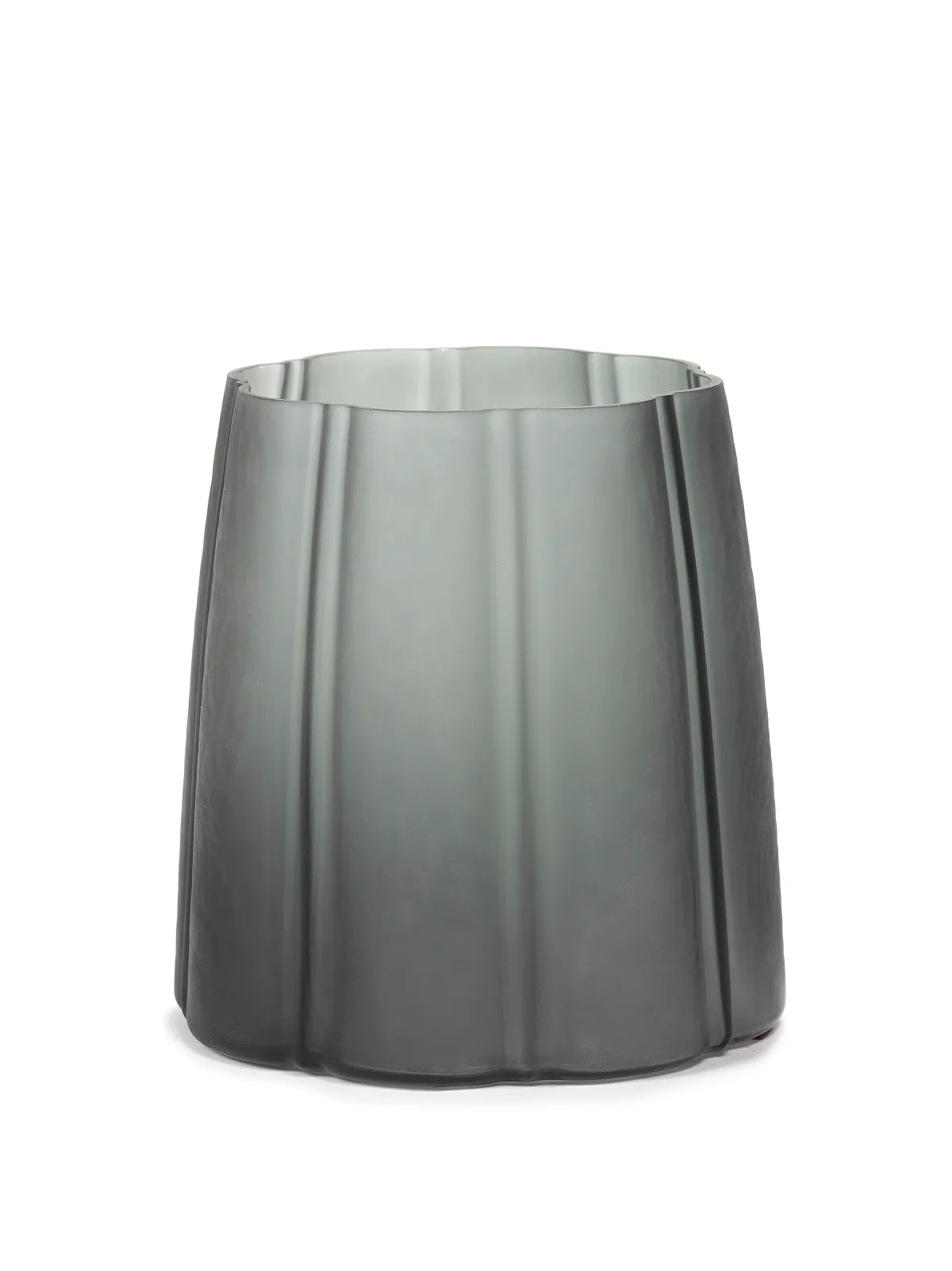 Vaso Grigio Scuro Collezione Shapes Serax L 28 P 28 H 30 CM