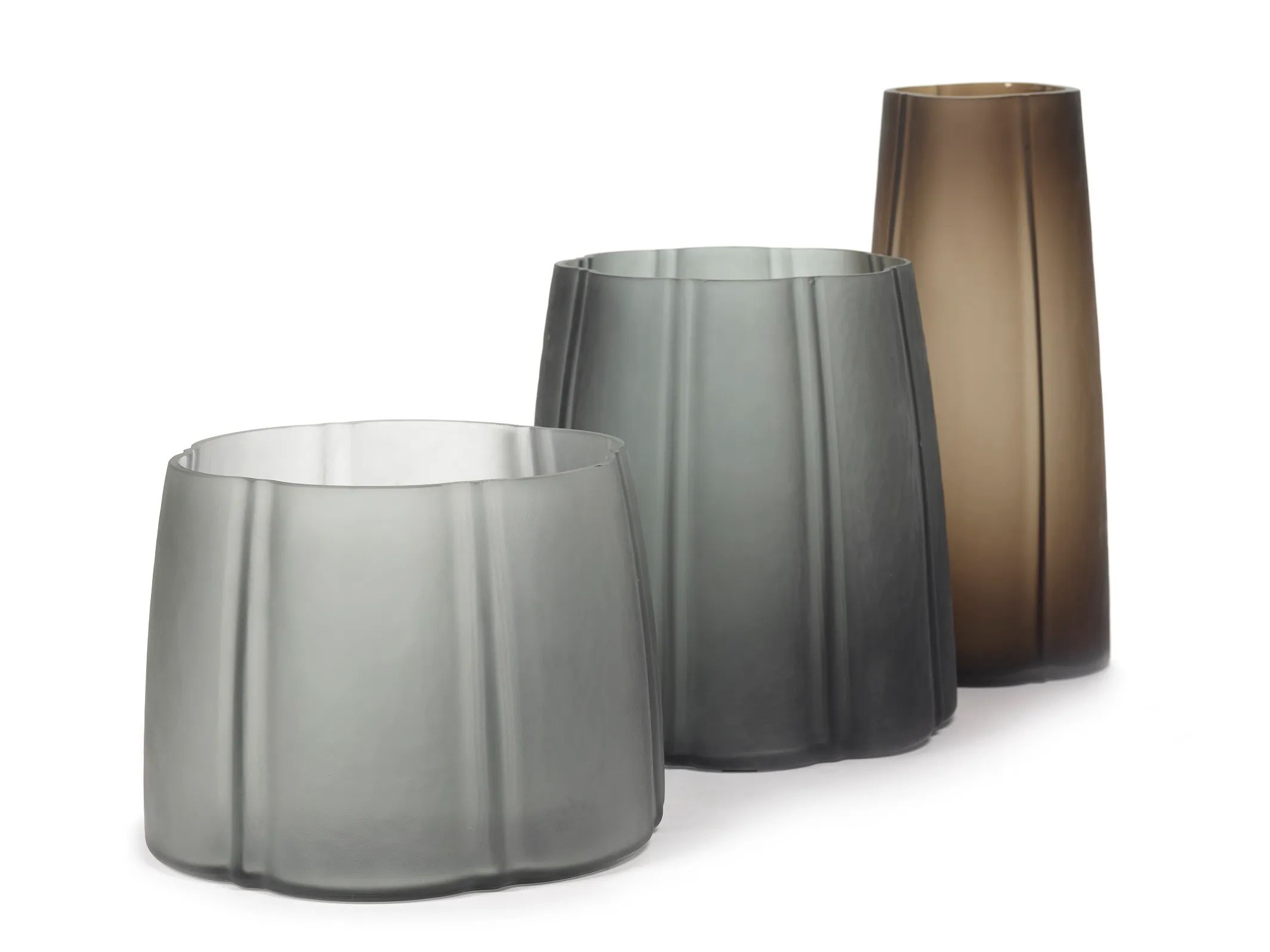 Vaso Grigio Scuro Collezione Shapes Serax L 28 P 28 H 30 CM