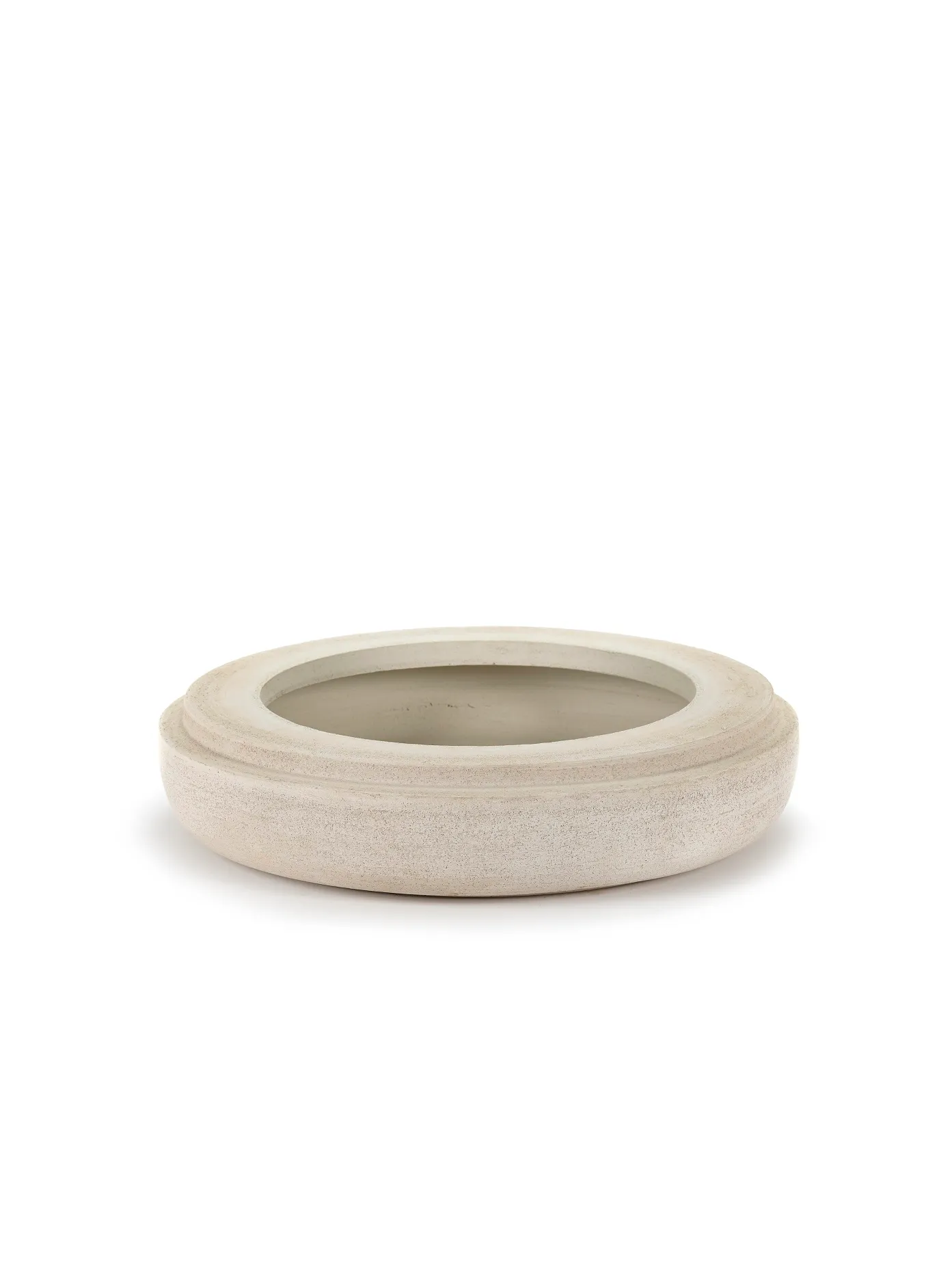 Bowl L Beige Volumes Collection Serax  L 45 W 45 H 10 CM