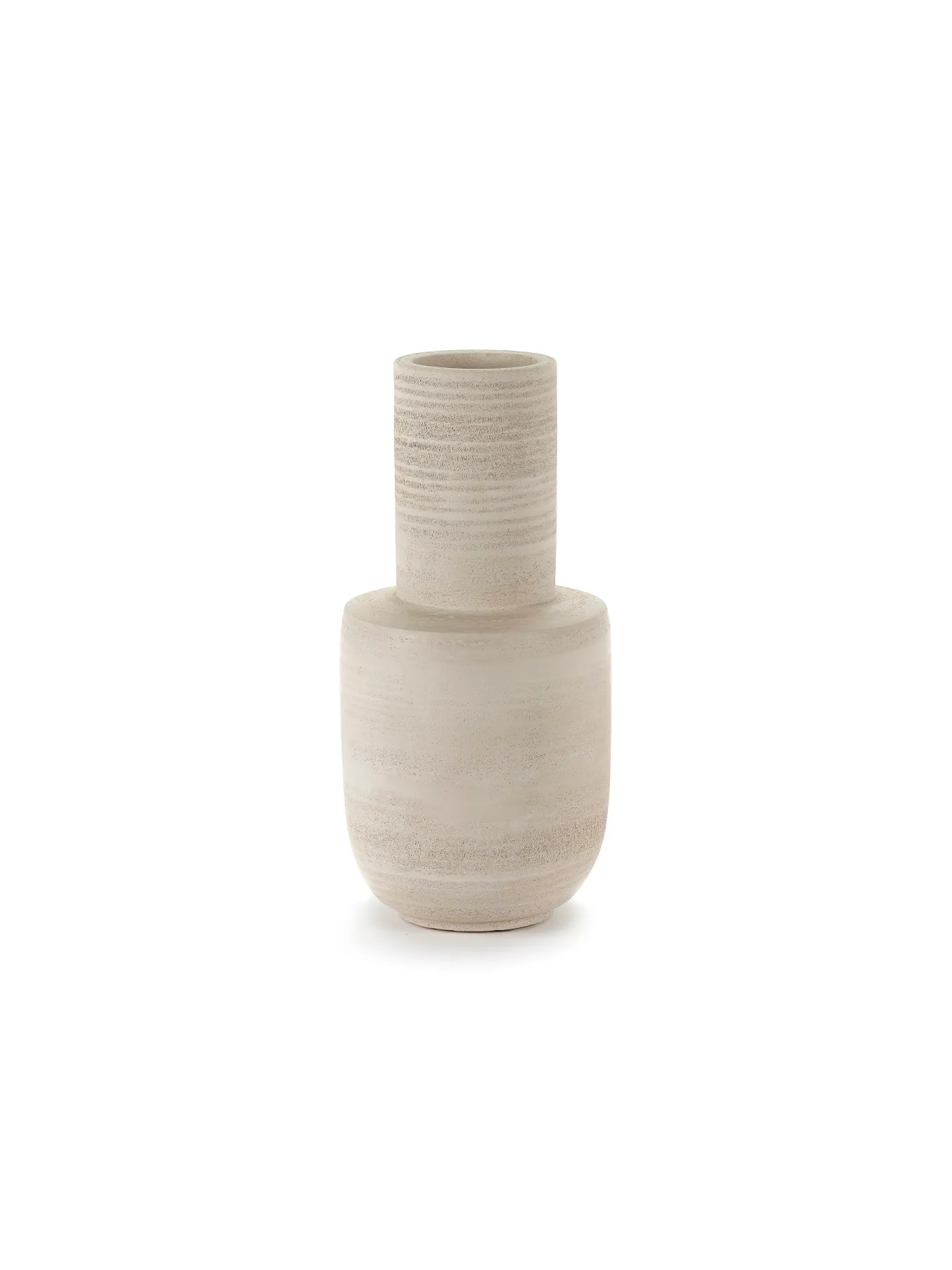 Vase M Beige Volumes Collection Serax  L 17.5 W 17.5 H 37 CM