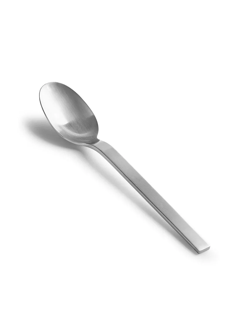 Cucchiaio da dessert Serax placcata argento Collezione Base L 18 P 3,5 H 0,4 CM