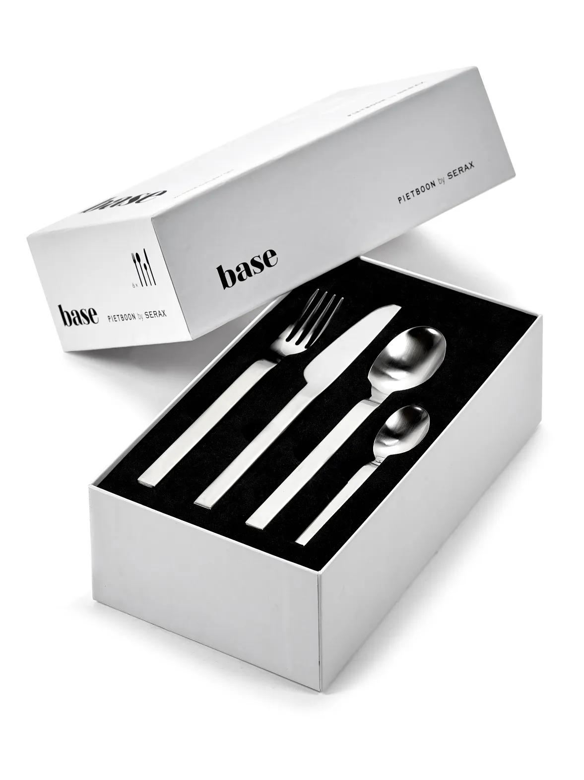 Set 24 pieces Serax Stainless Steel Cutlery Set Base Collection Gift Box