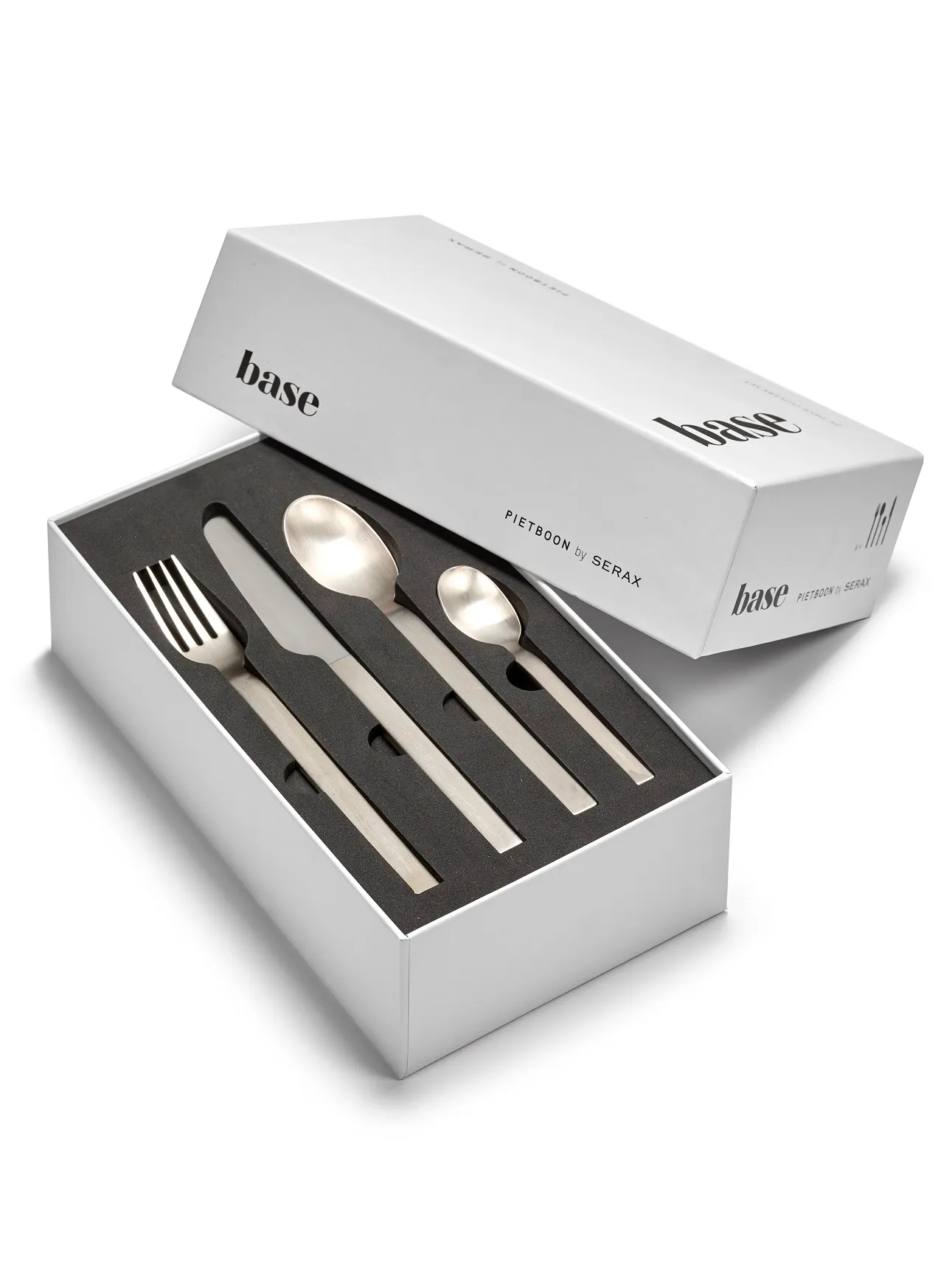 Serax Silver Plated Cutlery Set of 24 Base Collection Gift Box