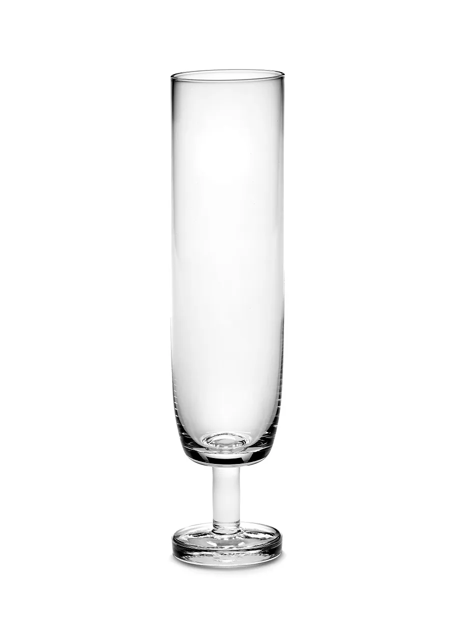 Flute Champagne Collezione Base Trasparente Serax L 4.6 P 4.6 H 19.5 CM