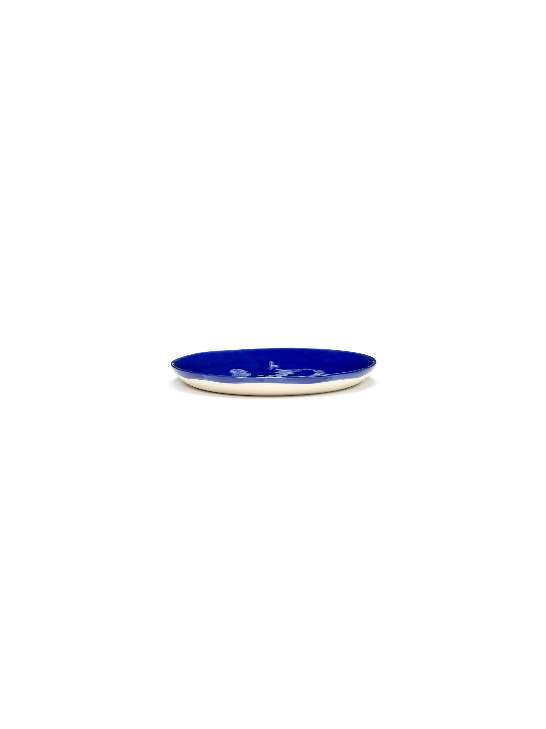 Plate S Lapis Lazuli Pepper White Feast by Serax L 19 W 19 H 2 CM