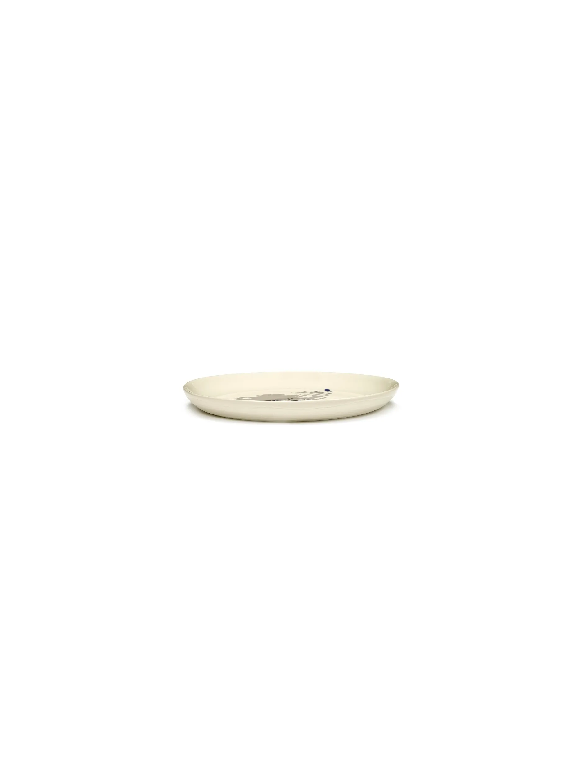 Plate S White Artichoke Blue Feast by Serax L 19 W 19 H 2 CM