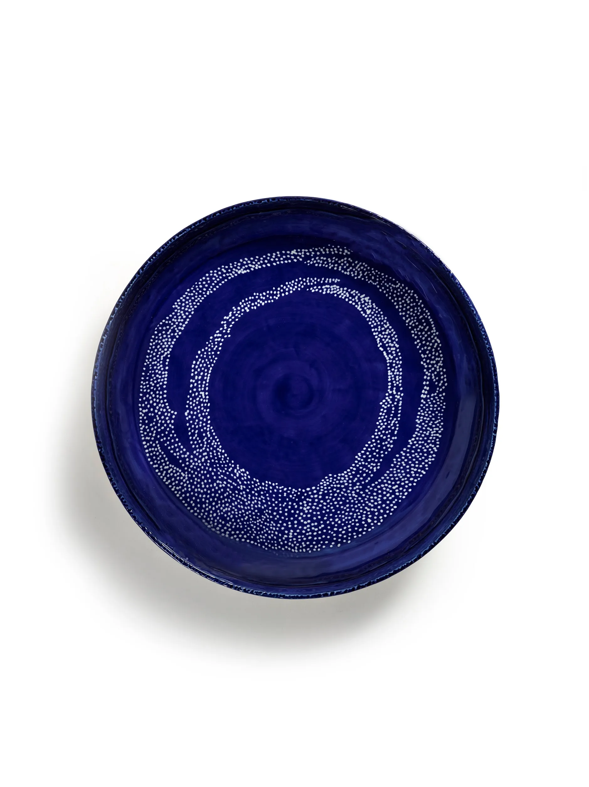 Serving Plate M Dark Blue-White Feast Ottolenghi by Serax L 36 W 36 H 6 CM