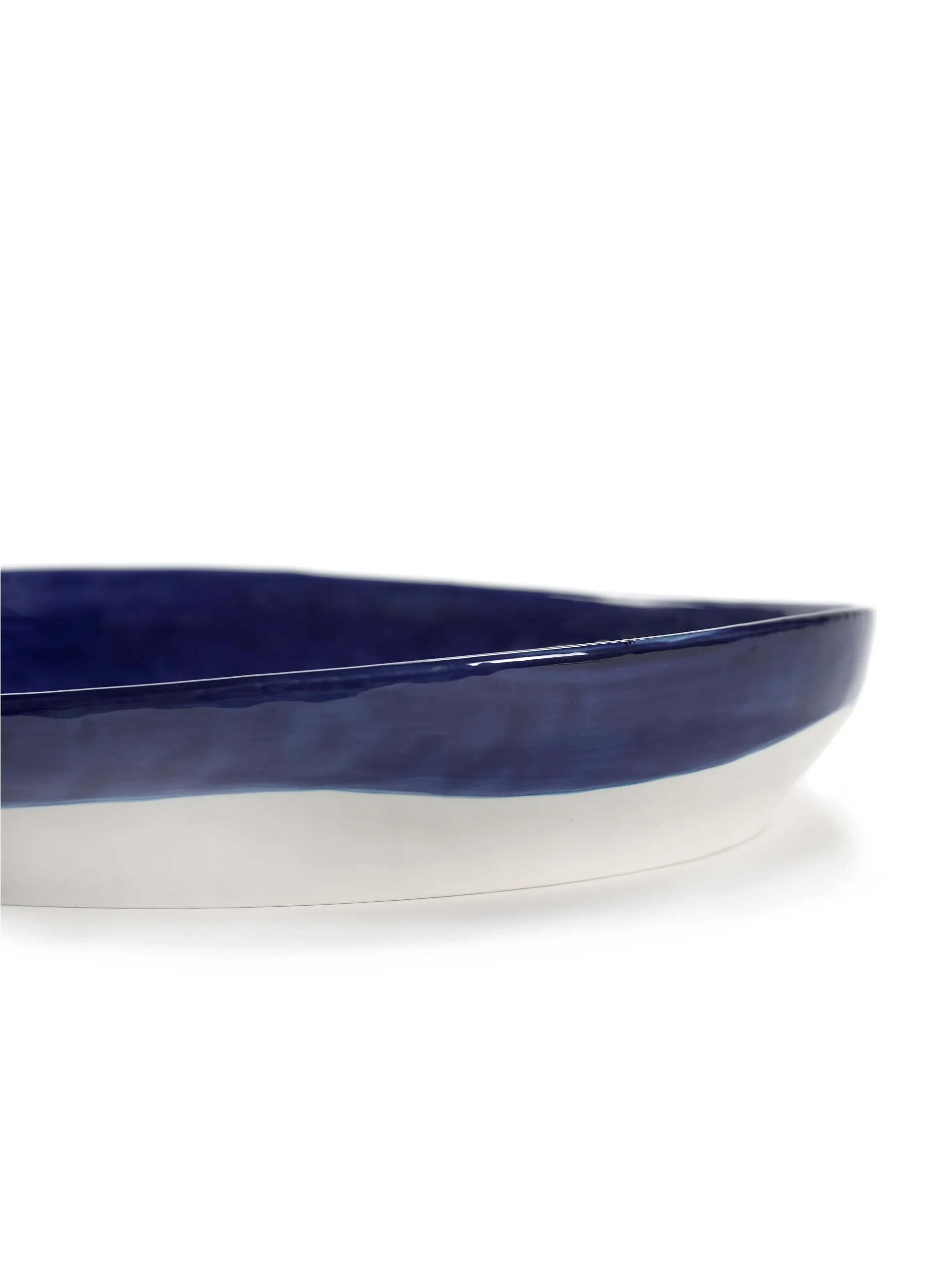 Serving Plate M Dark Blue-White Feast Ottolenghi by Serax L 36 W 36 H 6 CM