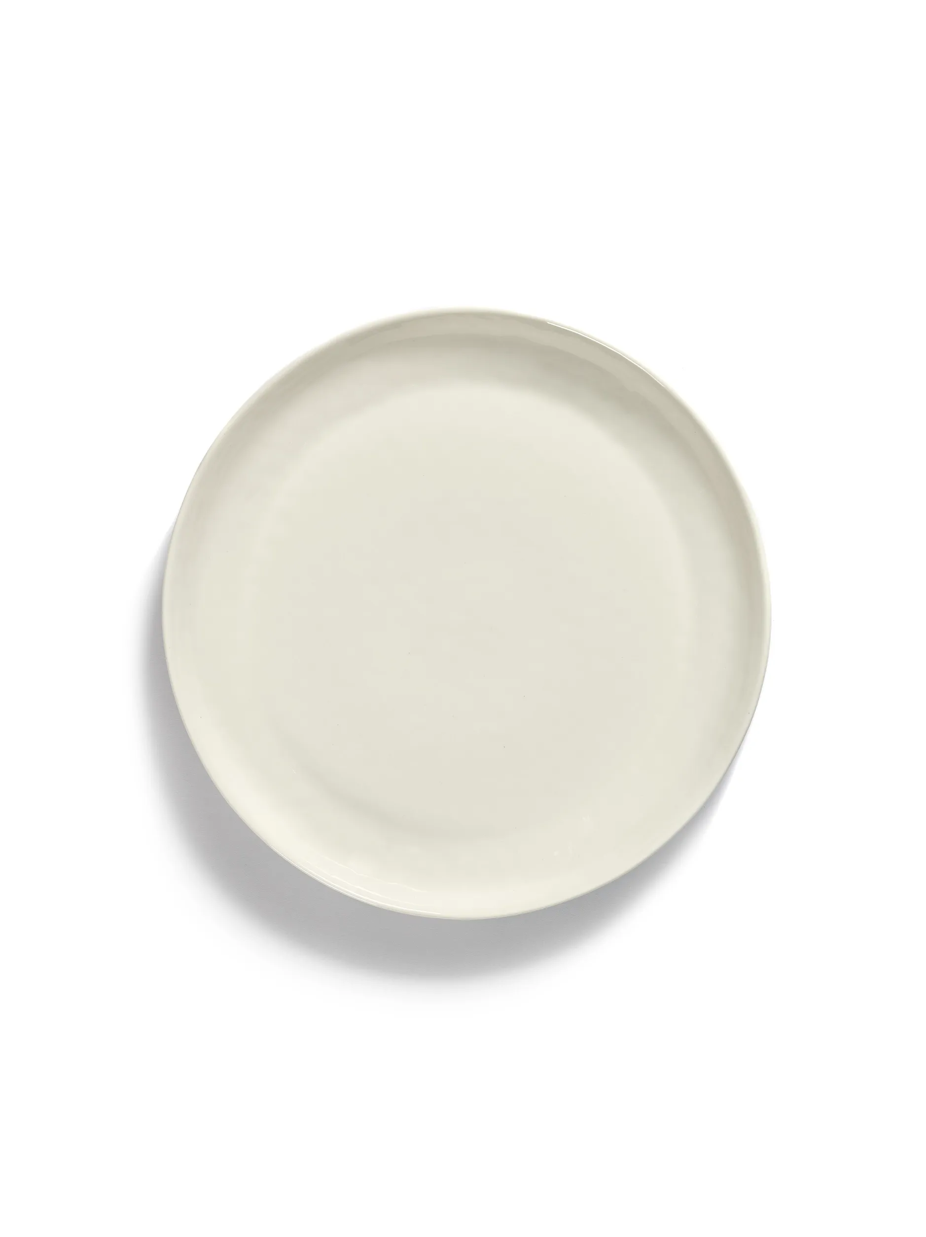 Serving Plate S White-Stripes Blue Feast Ottolenghi by Serax L 35 W 35 H 4 CM