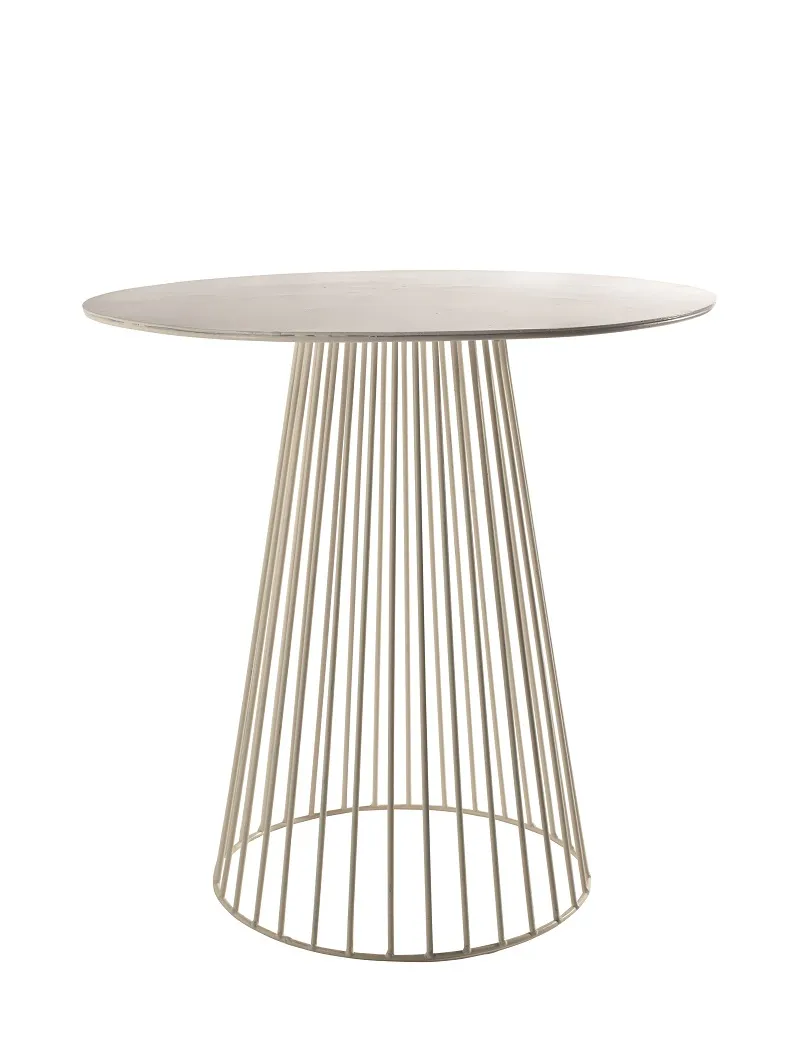 Bistrot Table Garbo 50 Round White L 50 W 50 H 50CM Antonino Sciortino by Serax