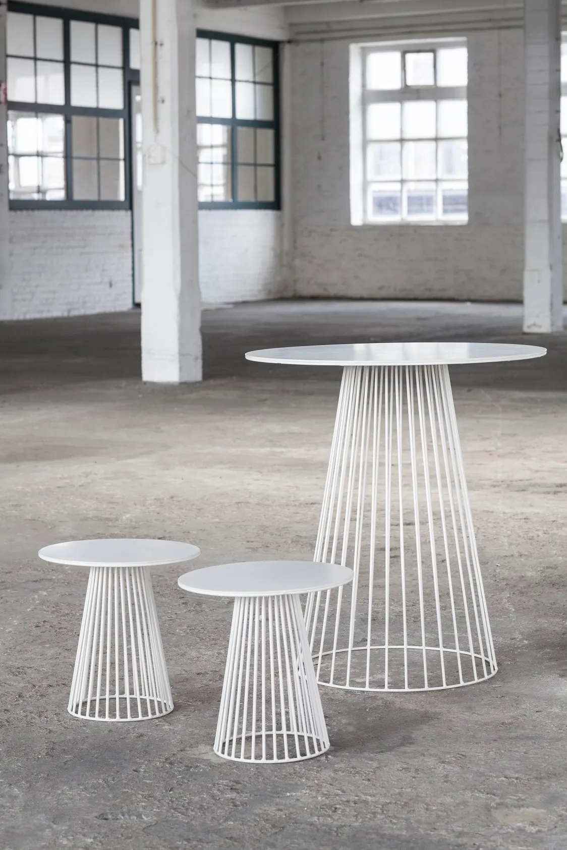 Bistrot Table Garbo 50 Round White L 50 W 50 H 50CM Antonino Sciortino by Serax