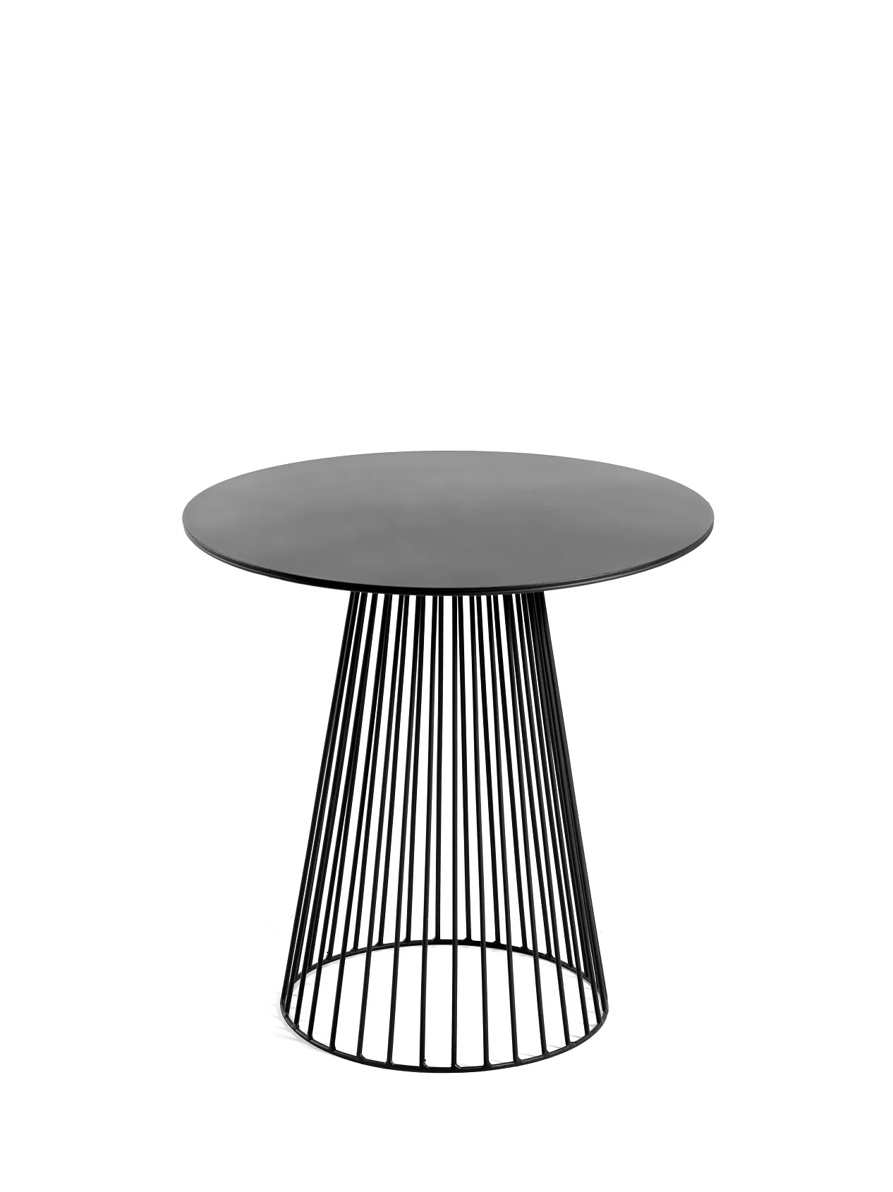 Bistrot Table Garbo 40 Round Black L 40 W 40 H 40CM Antonino Sciortino by Serax