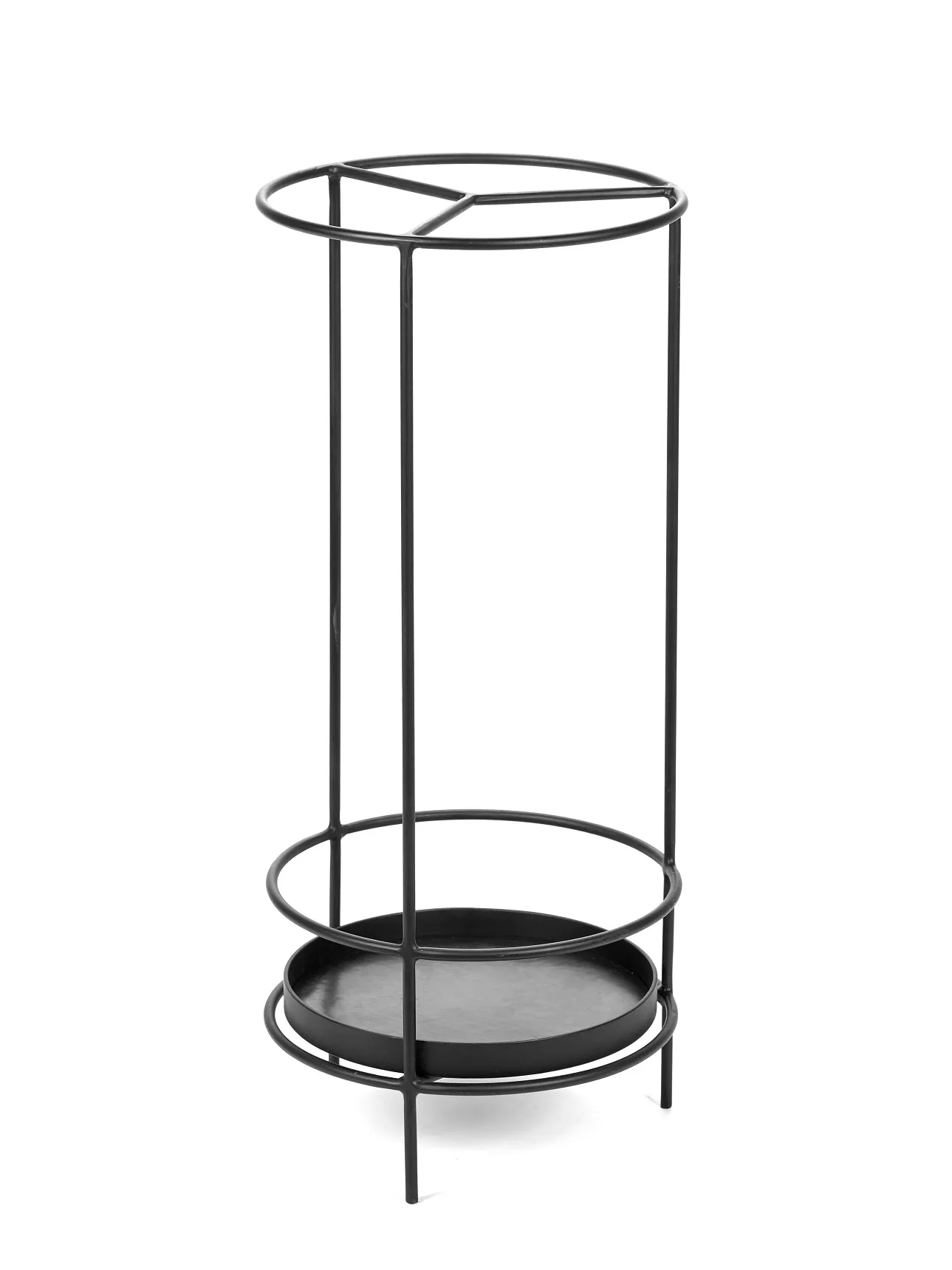 Umbrella Stand Black Ella L 28 W 28 H 65CM Antonino Sciortino by Serax