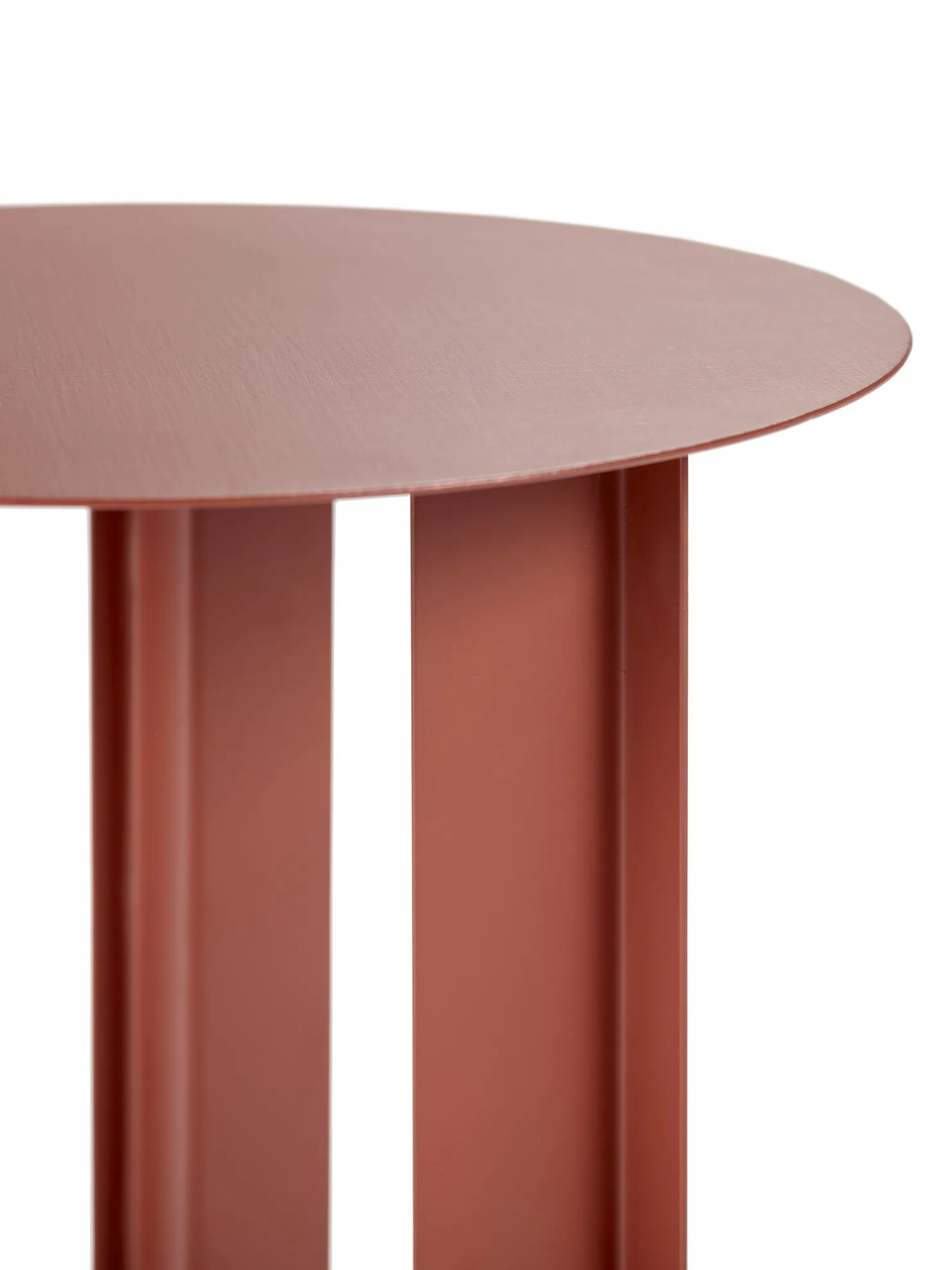 Side Table S Red Tubes L 40 W 40 H 39.5 CM Antonino Sciortino by Serax